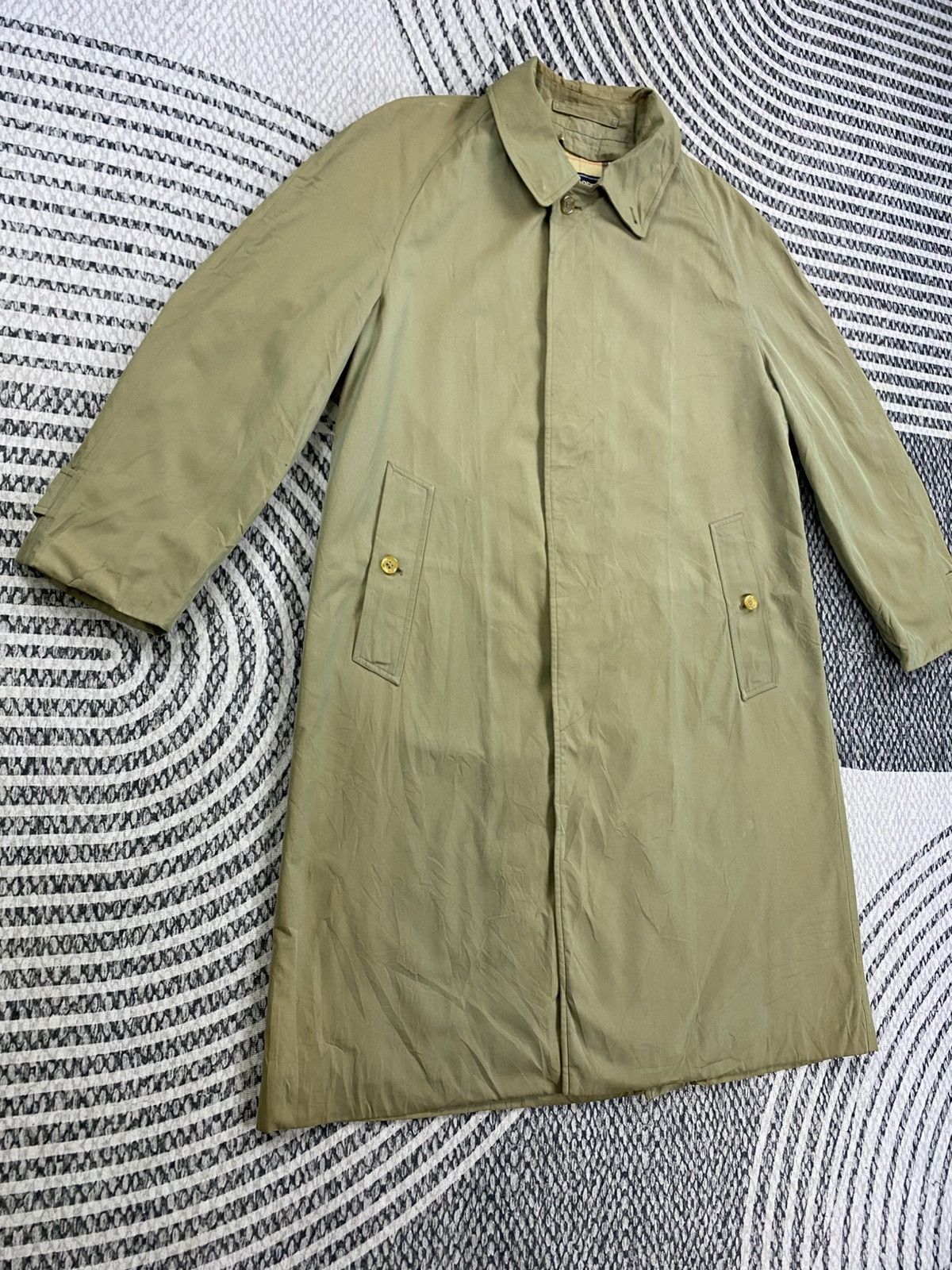 Burberry Vintage Burberrys Nova Checked Trench Coat Jacket Size US M / EU 48-50 / 2 - 4 Thumbnail