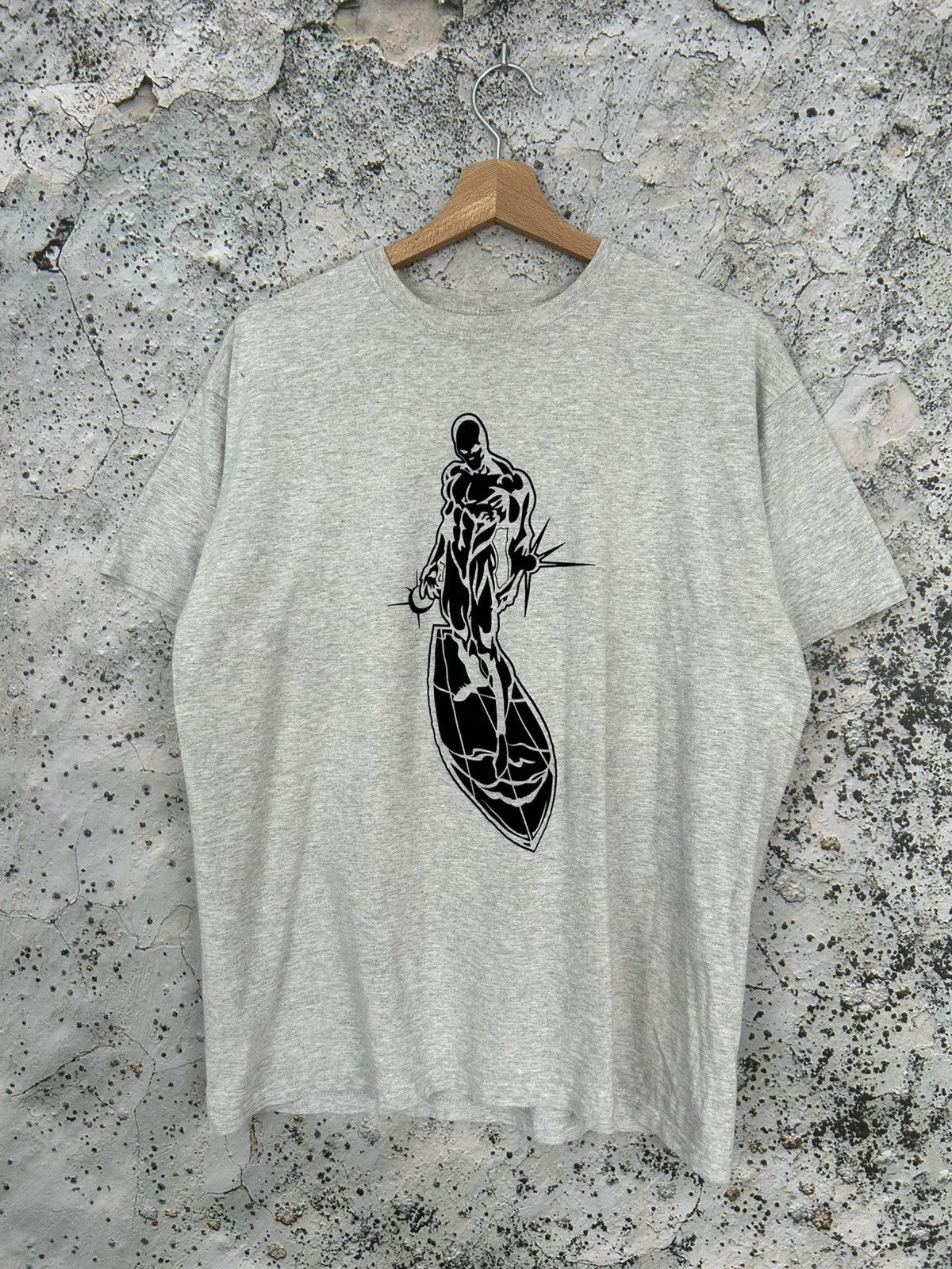 Vintage Silver Surfer Graphic Tee Marvel Comics 90s Rare