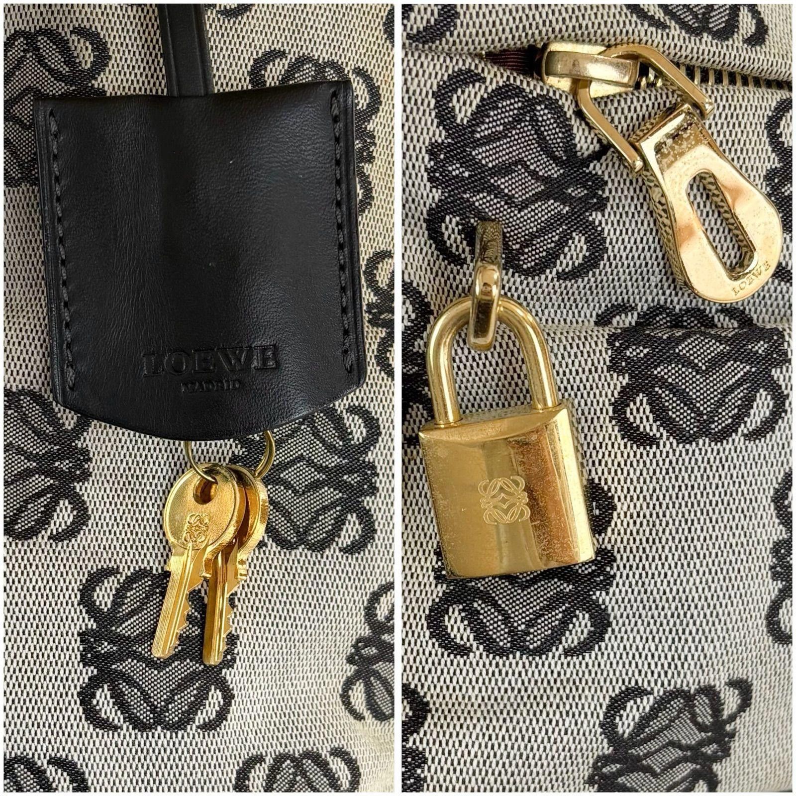 Loewe Loewe - Small Canvas and Leather Shoulder Bag Size ONE SIZE - 8 Thumbnail
