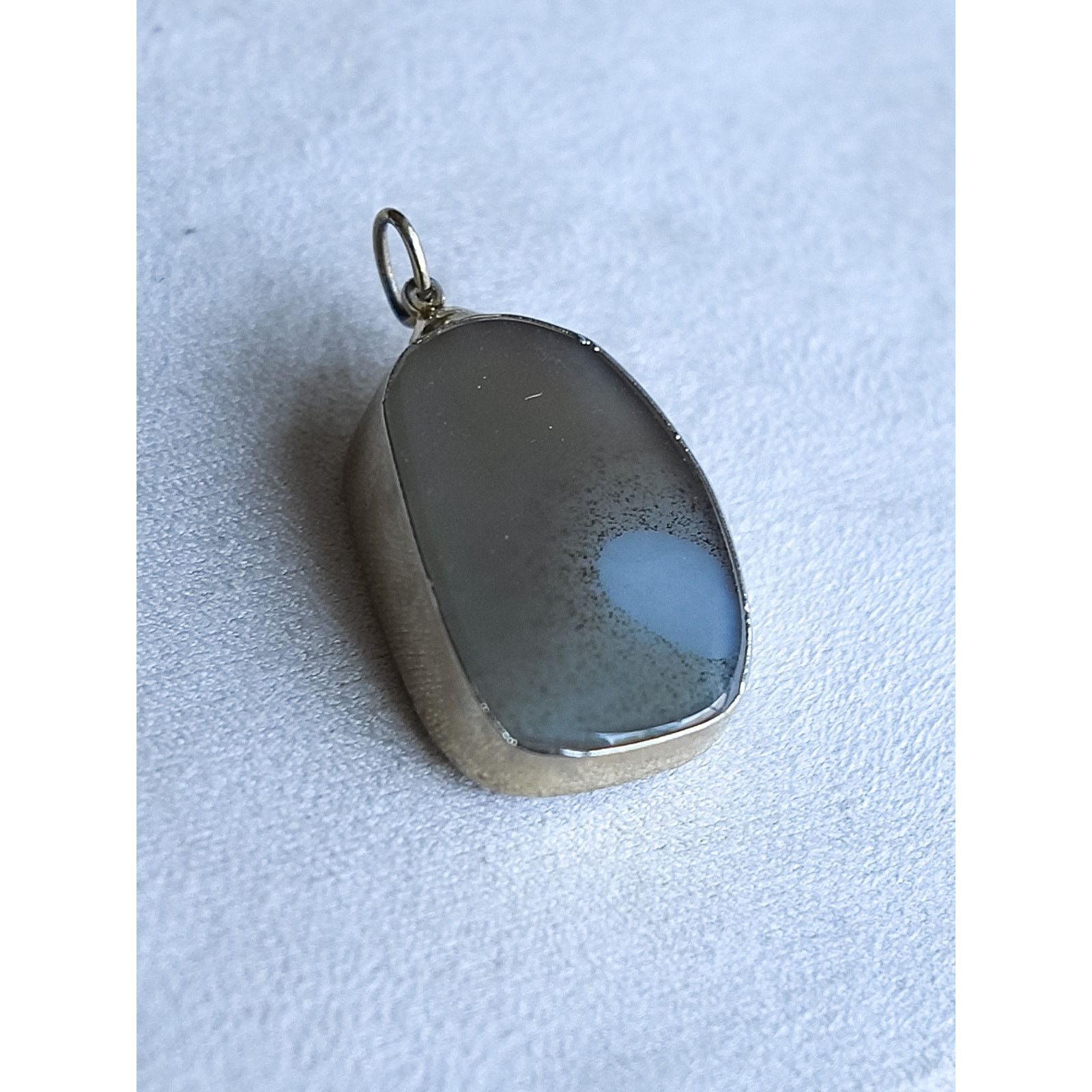 The Unbranded Brand Gray Druzy Crystal Pendant Gold Tone Bezel Boho Size ONE SIZE - 6 Thumbnail