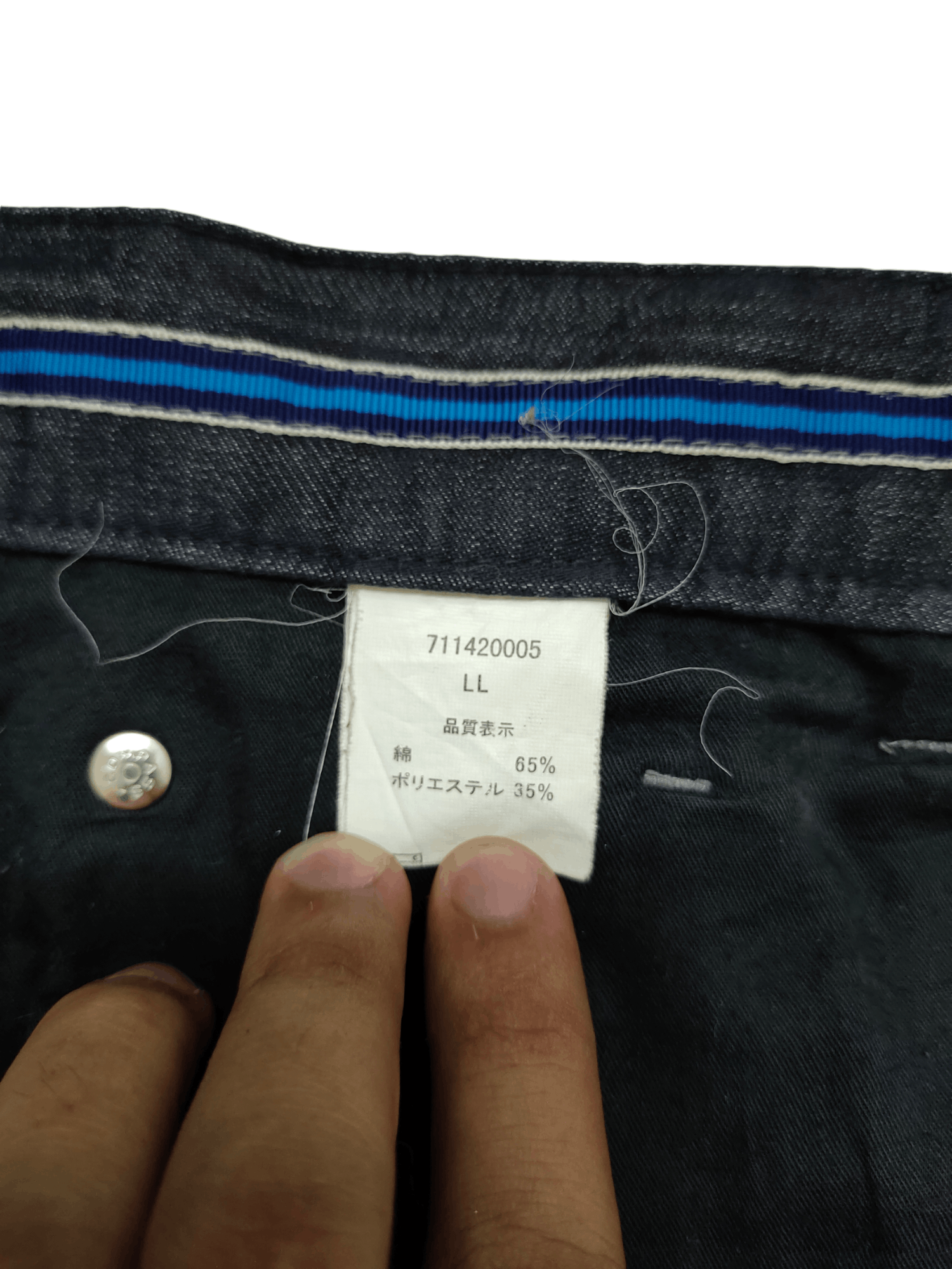 semanticdesign Vintage Semantic Design Checkered Distress Trouser Pants Size US 34 / EU 50 - 13 Thumbnail