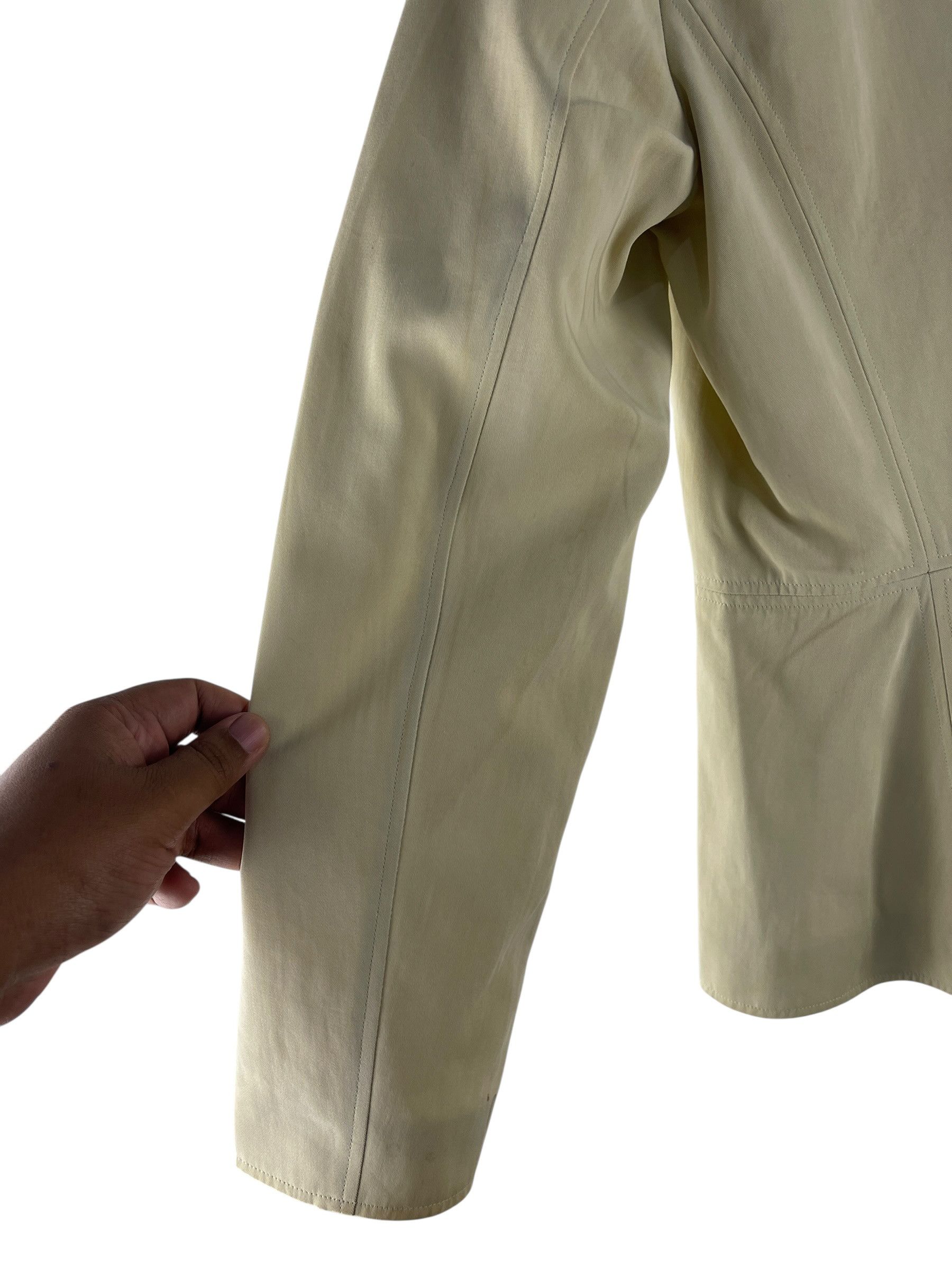 Loewe Vintage LOEWE Tailored Blazer Jacket Cotton Silk Lined Size S / US 4 / IT 40 - 18 Thumbnail