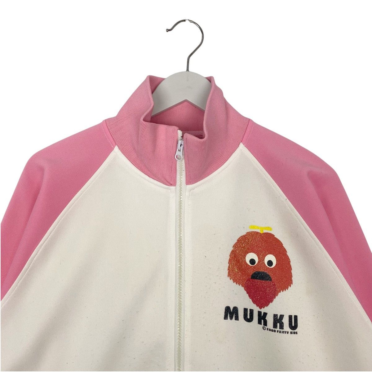 Vintage Vintage Mukku Cartoon Big Printed Pink/White Pullover Size L Size US L / EU 52-54 / 3 - 4 Thumbnail