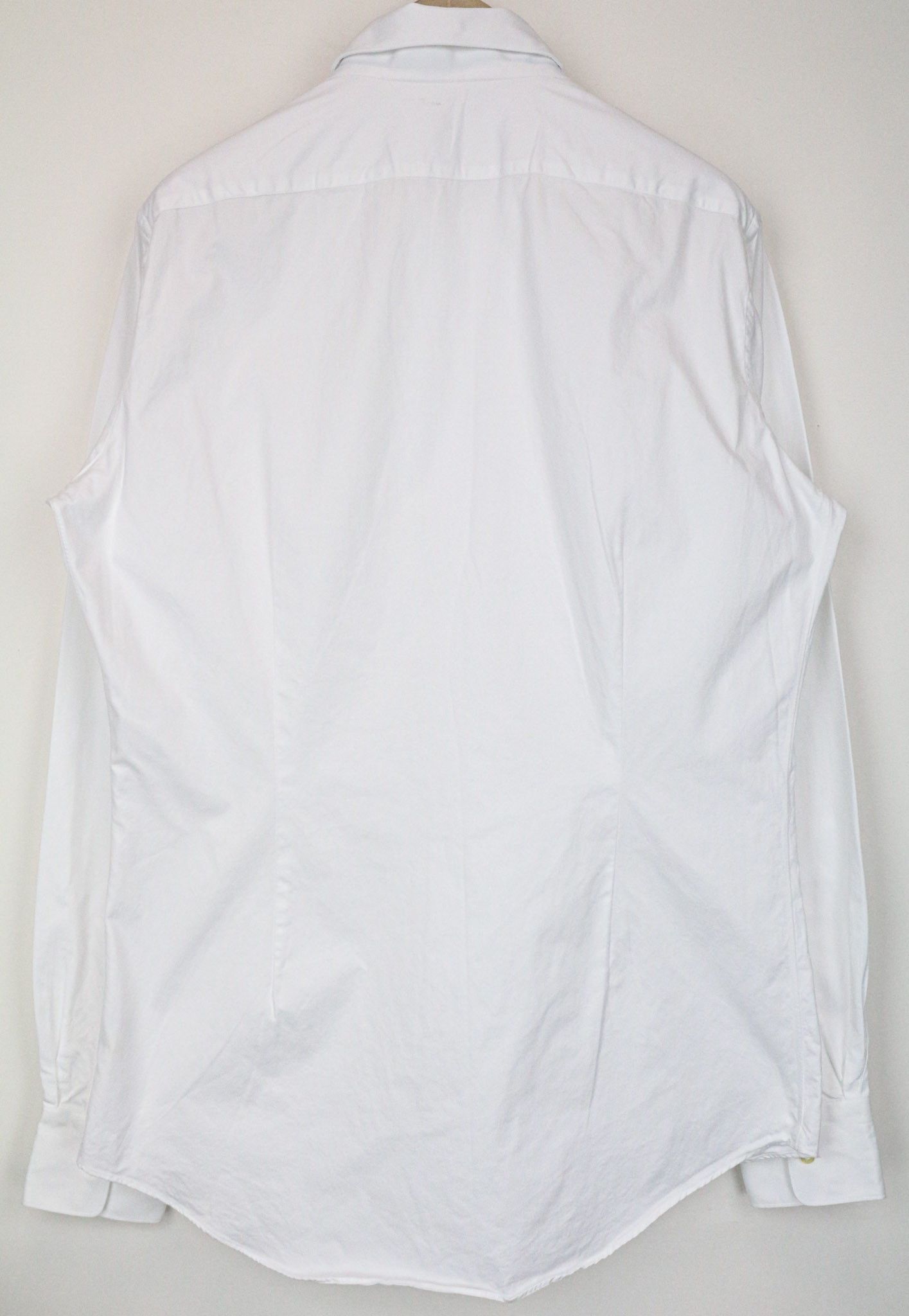 Suitsupply ~L Extra Slim White Cotton Twill Shirt 79346 Size US L / EU 52-54 / 3 - 2 Thumbnail
