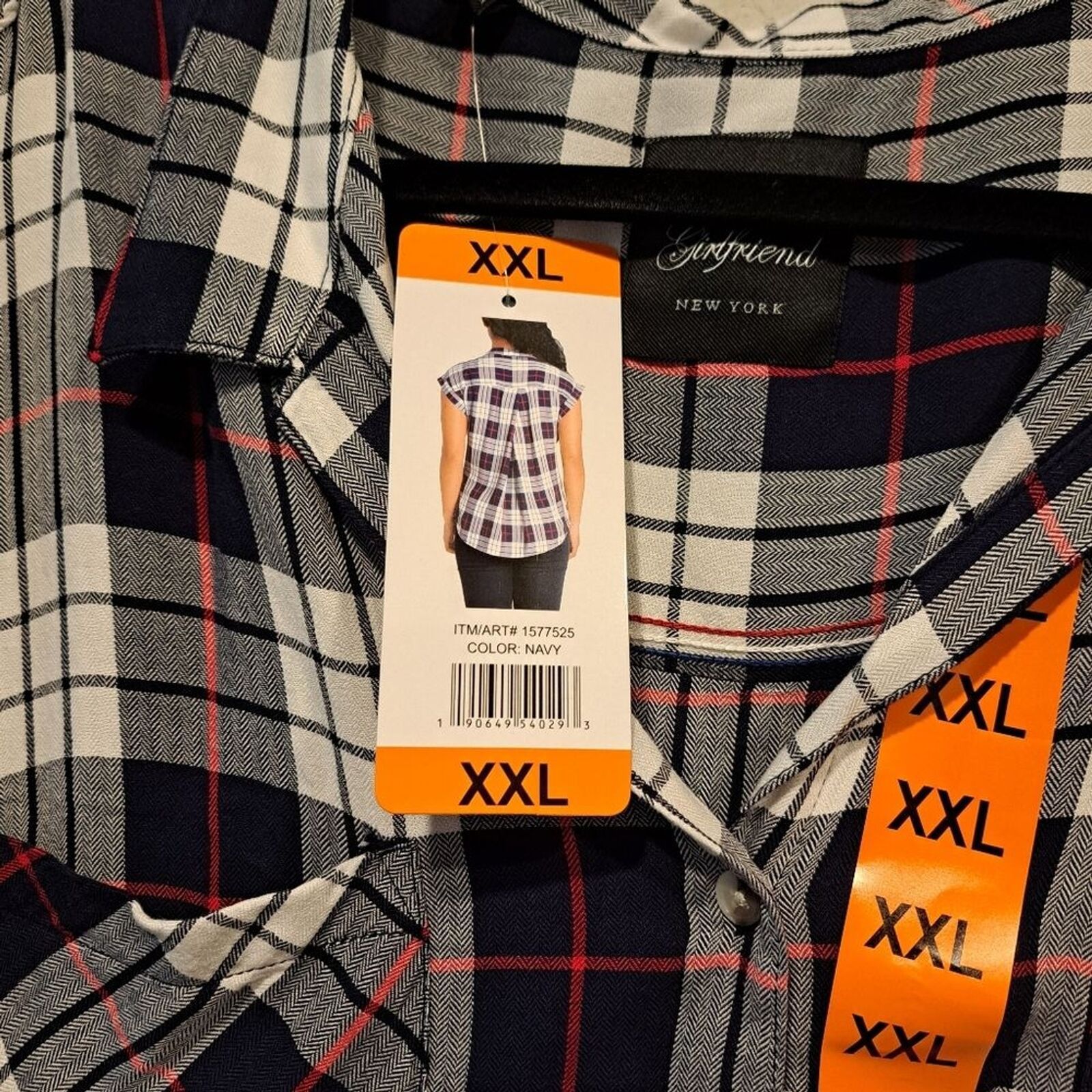 JACHS NY Jachs Girlfriend NY button-up plaid shirt 100% rayon sz XXL Size XXL / US 16-18 / IT 52-54 - 2 Thumbnail