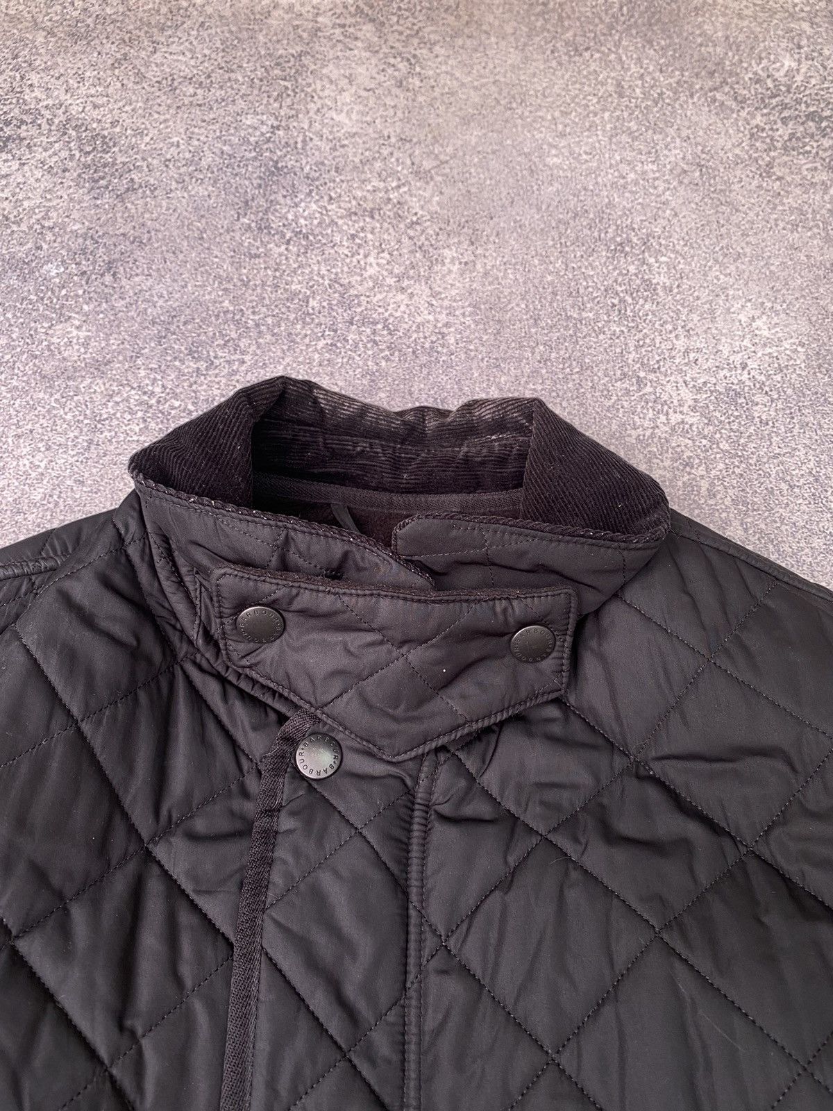 Barbour × Vintage Vintage Barbour Quilted Black Jacket Size US L / EU 52-54 / 3 - 9 Thumbnail