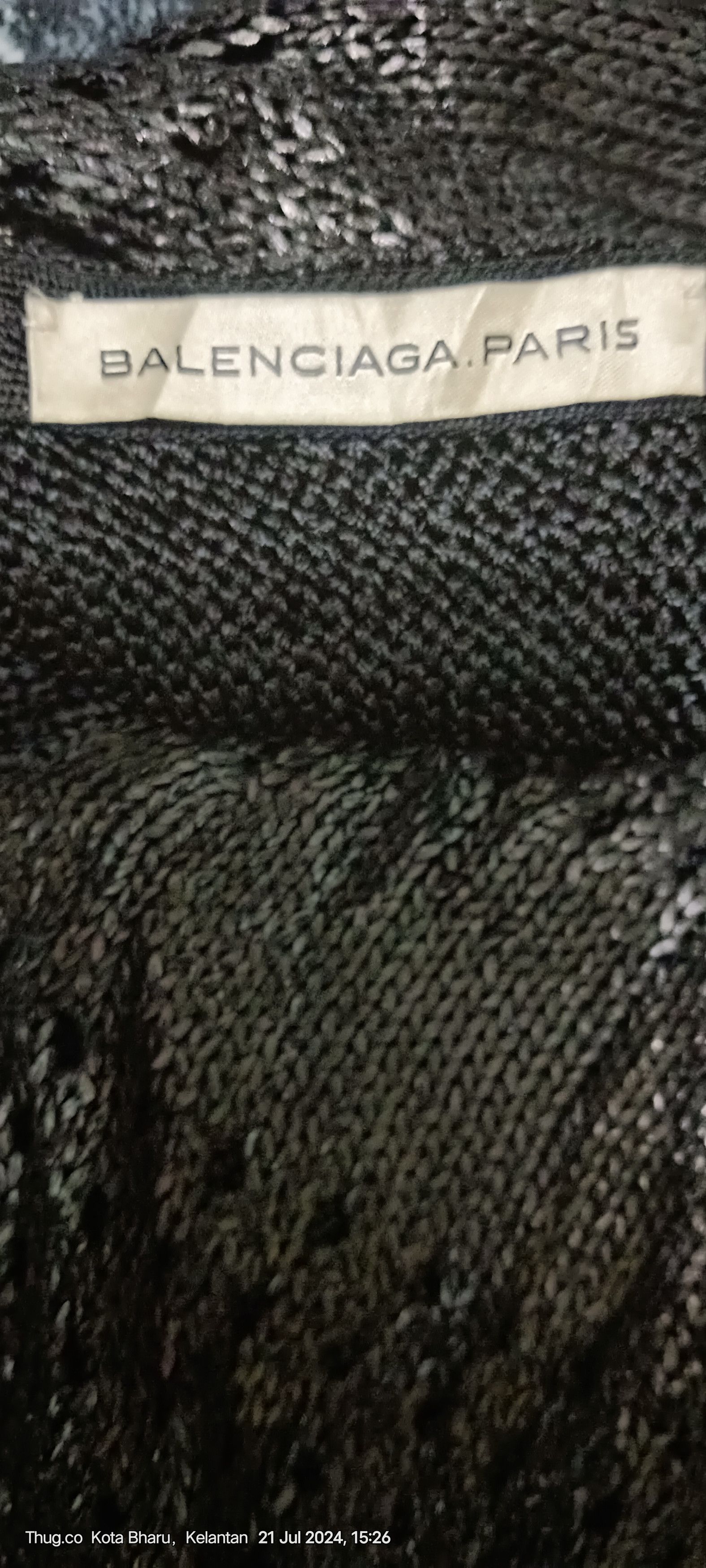 Balenciaga Balenciaga black blouse Size XS / US 0-2 / IT 36-38 - 2 Thumbnail