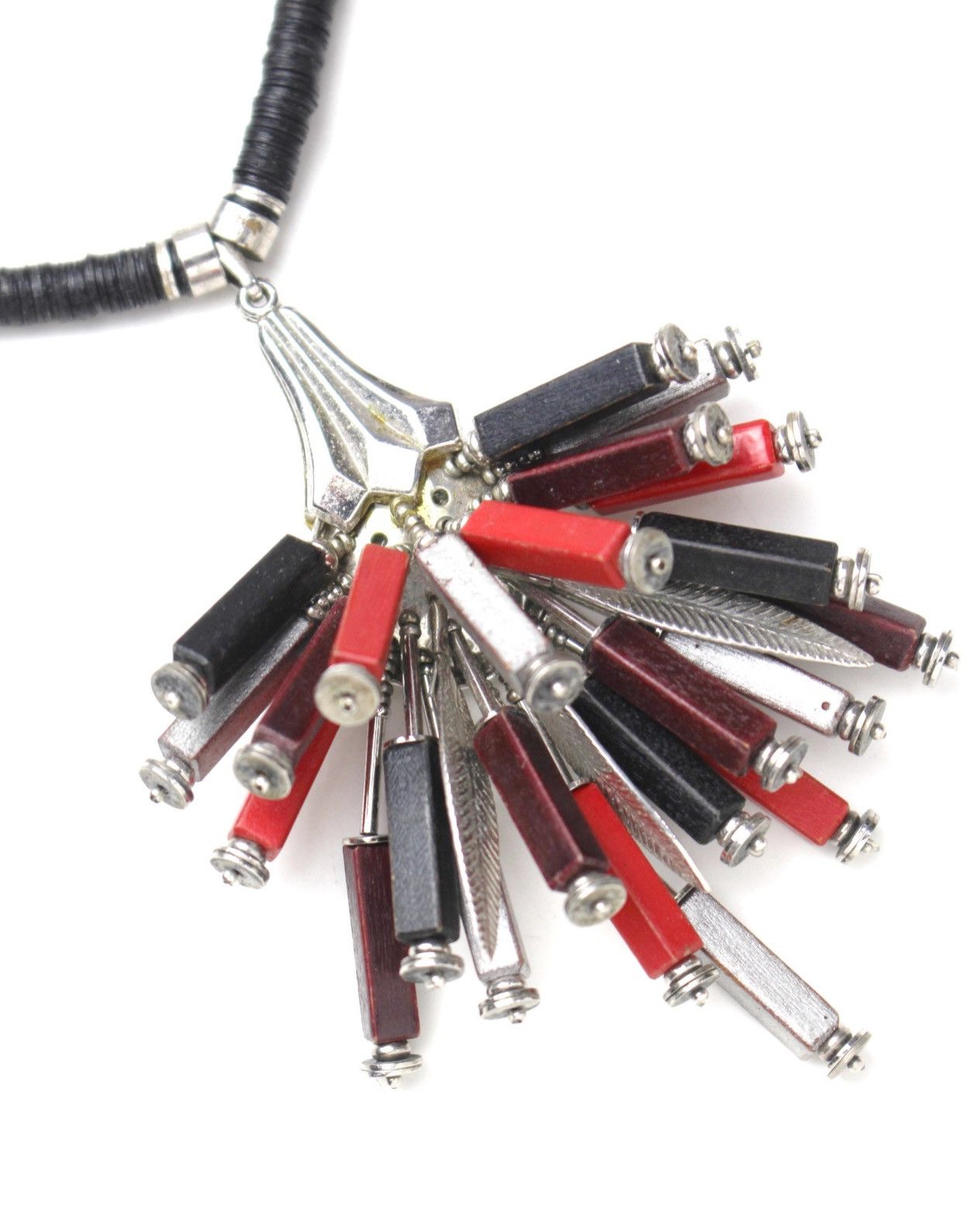 Hysteric Glamour 2000S JAPANESE MADE BLACK & RED NEBULA RAYS NECKLACE Size ONE SIZE - 5 Thumbnail