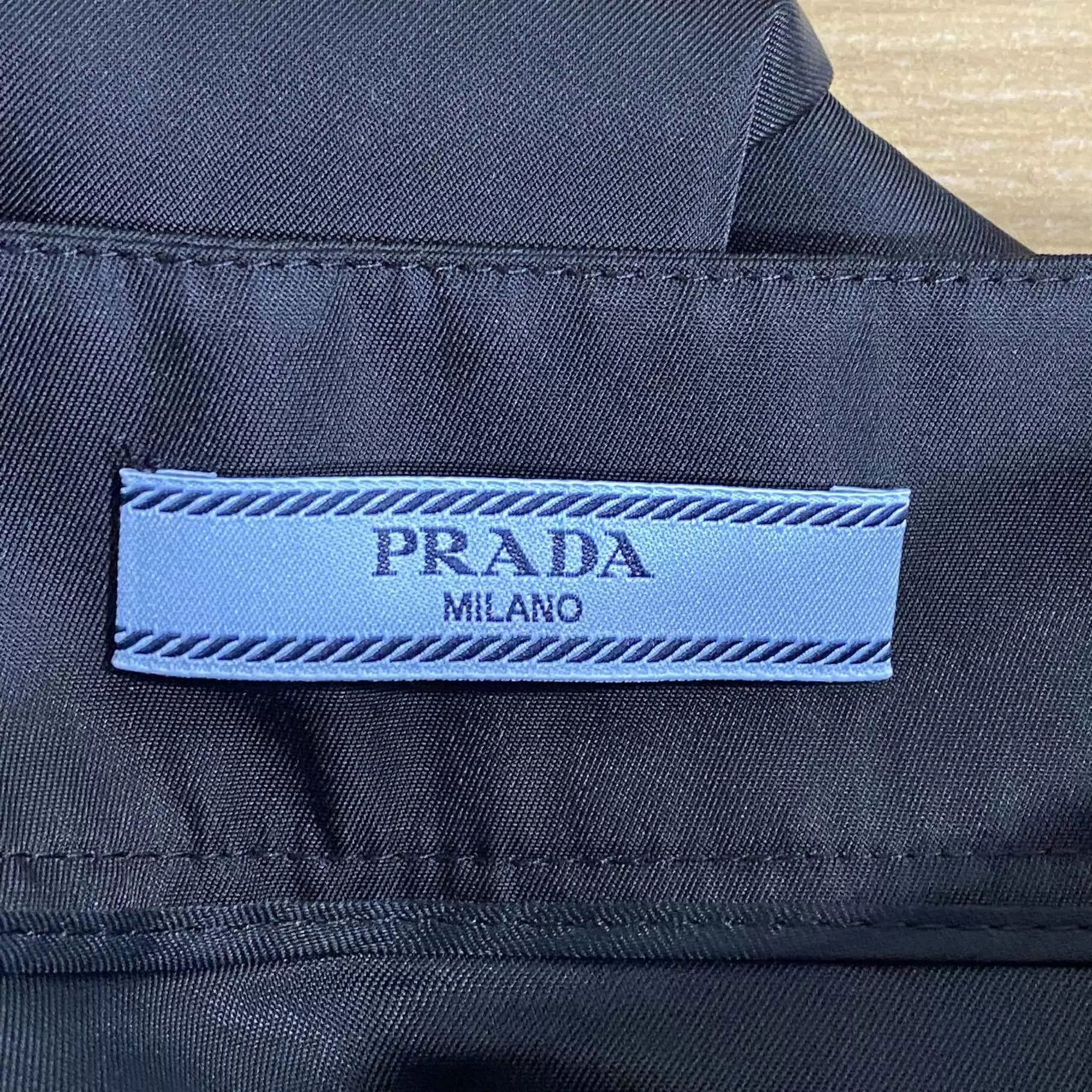Prada PRADA Triangle Logo Recycled Nylon Skirt Size 38 Size XS / US 0-2 / IT 36-38 - 6 Thumbnail