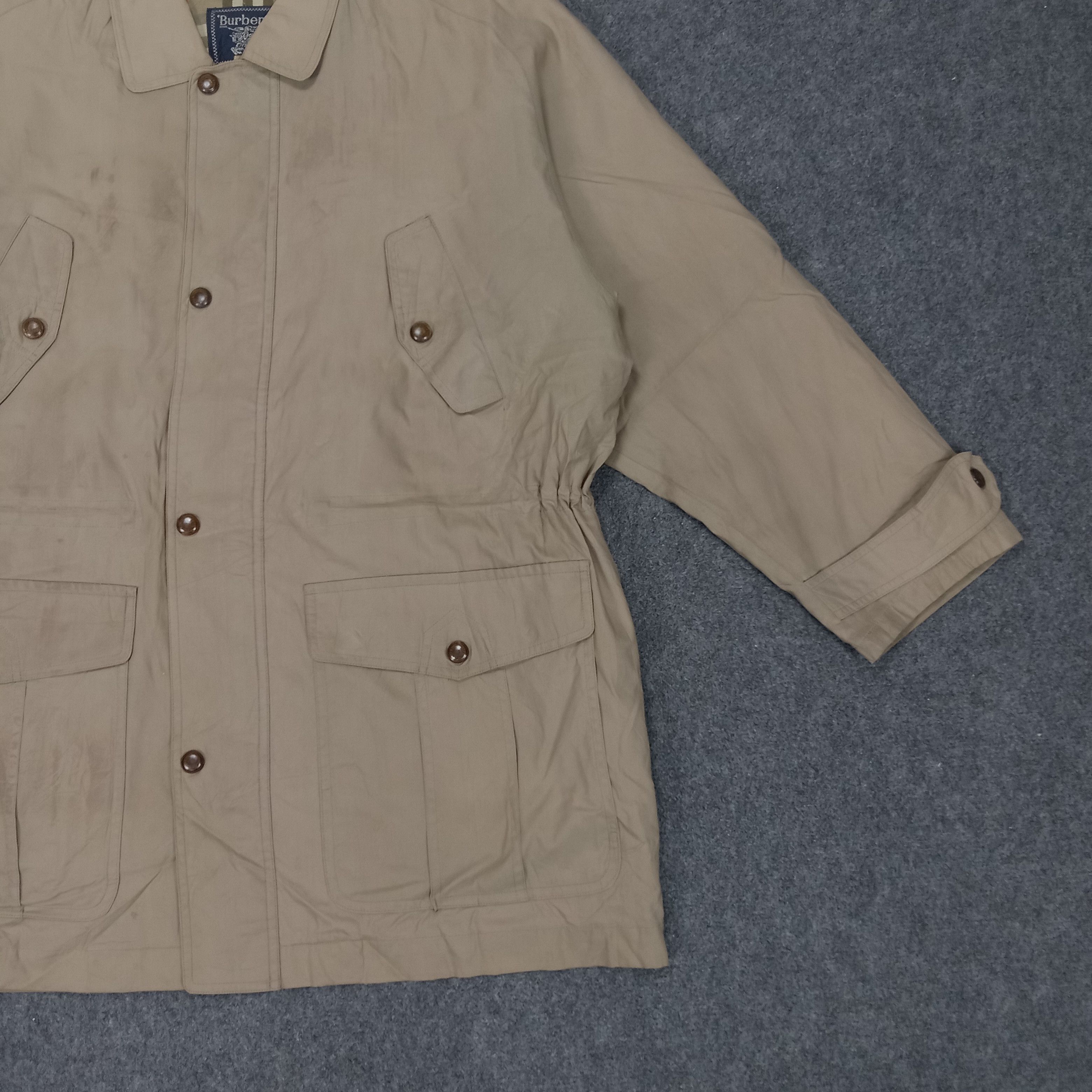 90’s Burberry London Nice Design Zipper Jacket