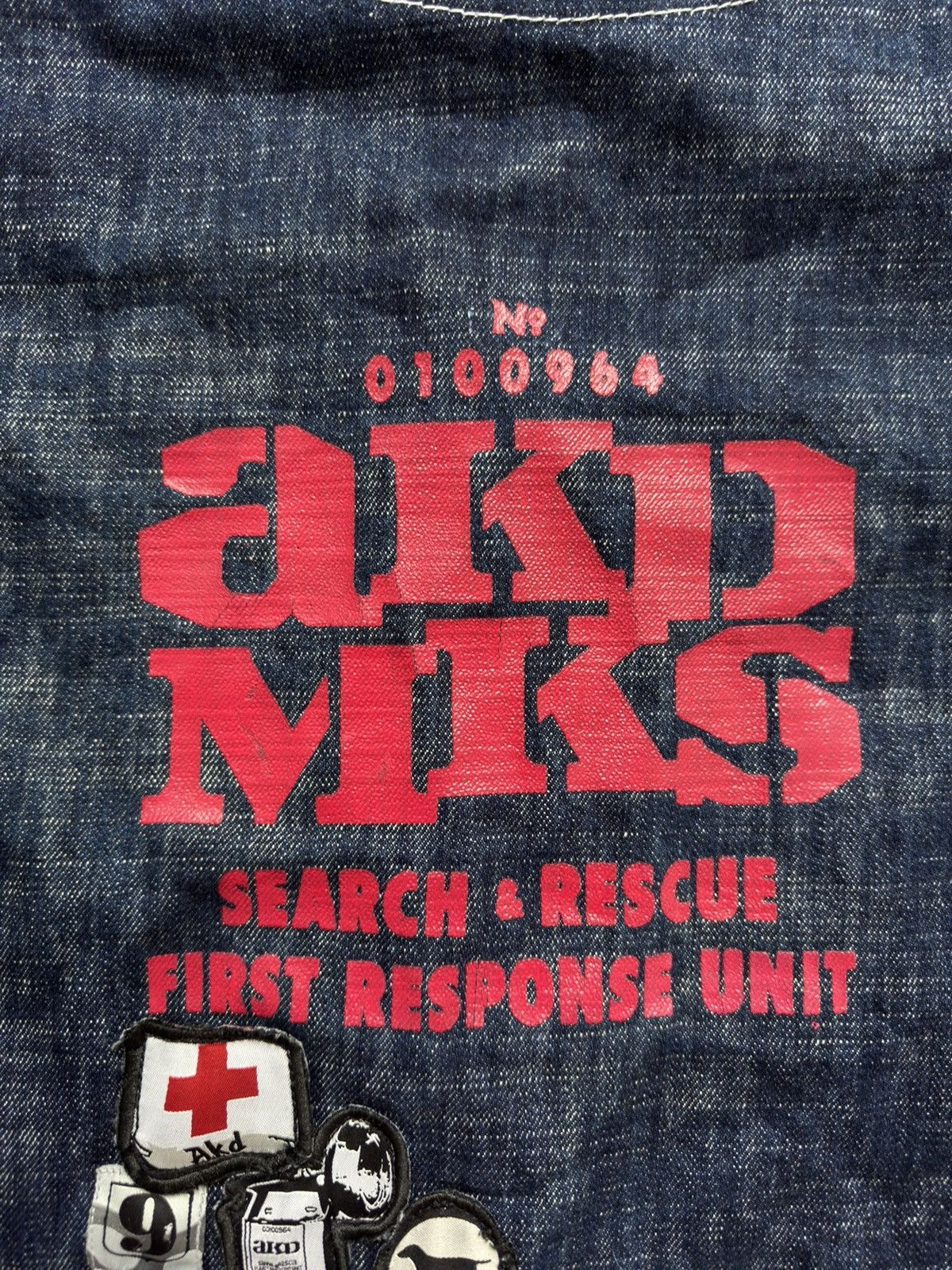 Akademiks × Vintage Vintage Akademiks Denim Hip Hop Jacket Kanye West Style Rare Size US L / EU 52-54 / 3 - 14 Thumbnail