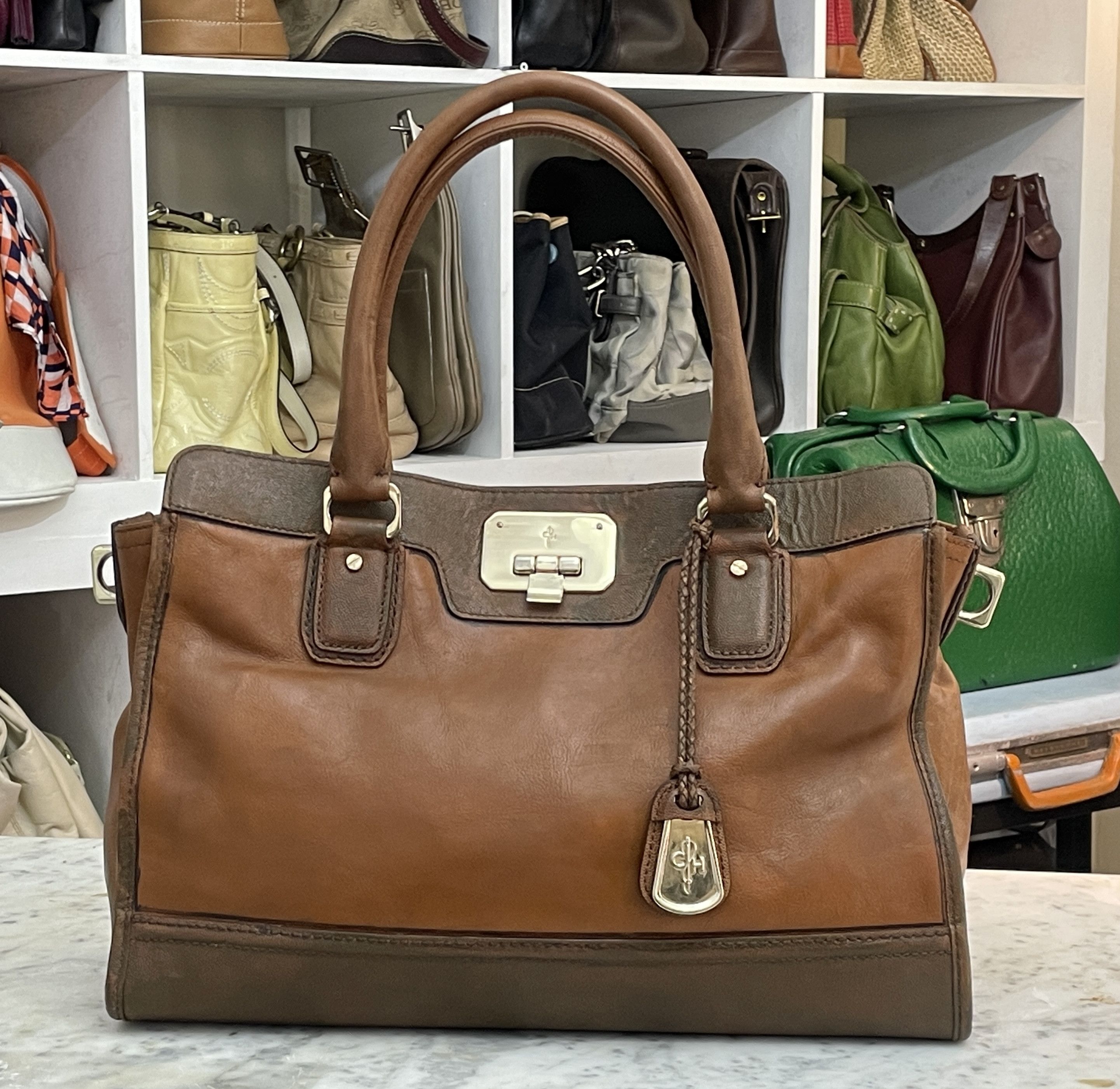 Cole Haan The Kendra Tote | Soft Vegetable Leather & Gecko Trim Size ONE SIZE - 1 Thumbnail