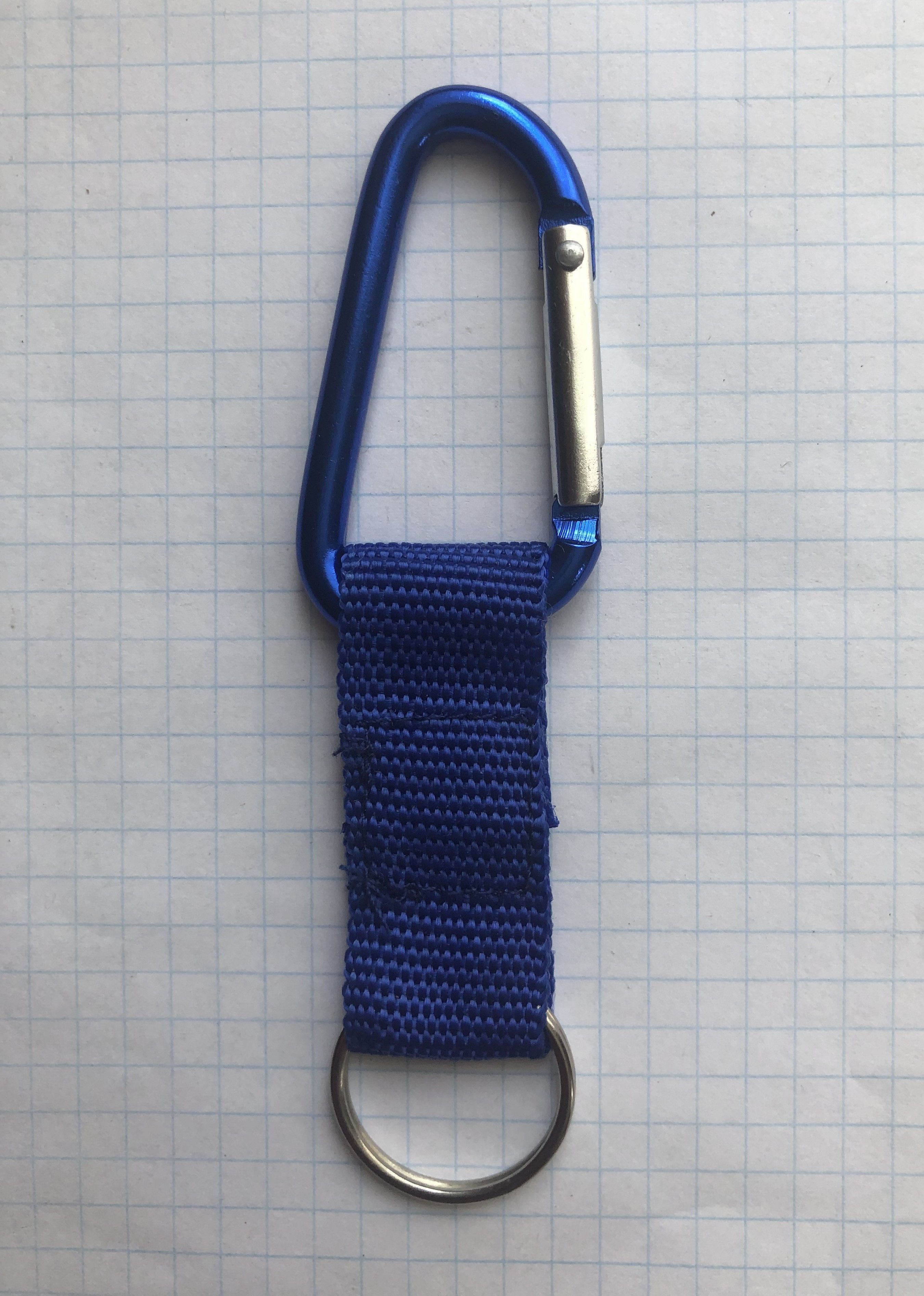 Vintage Carabiner with short strap and ring Size ONE SIZE - 2 Thumbnail