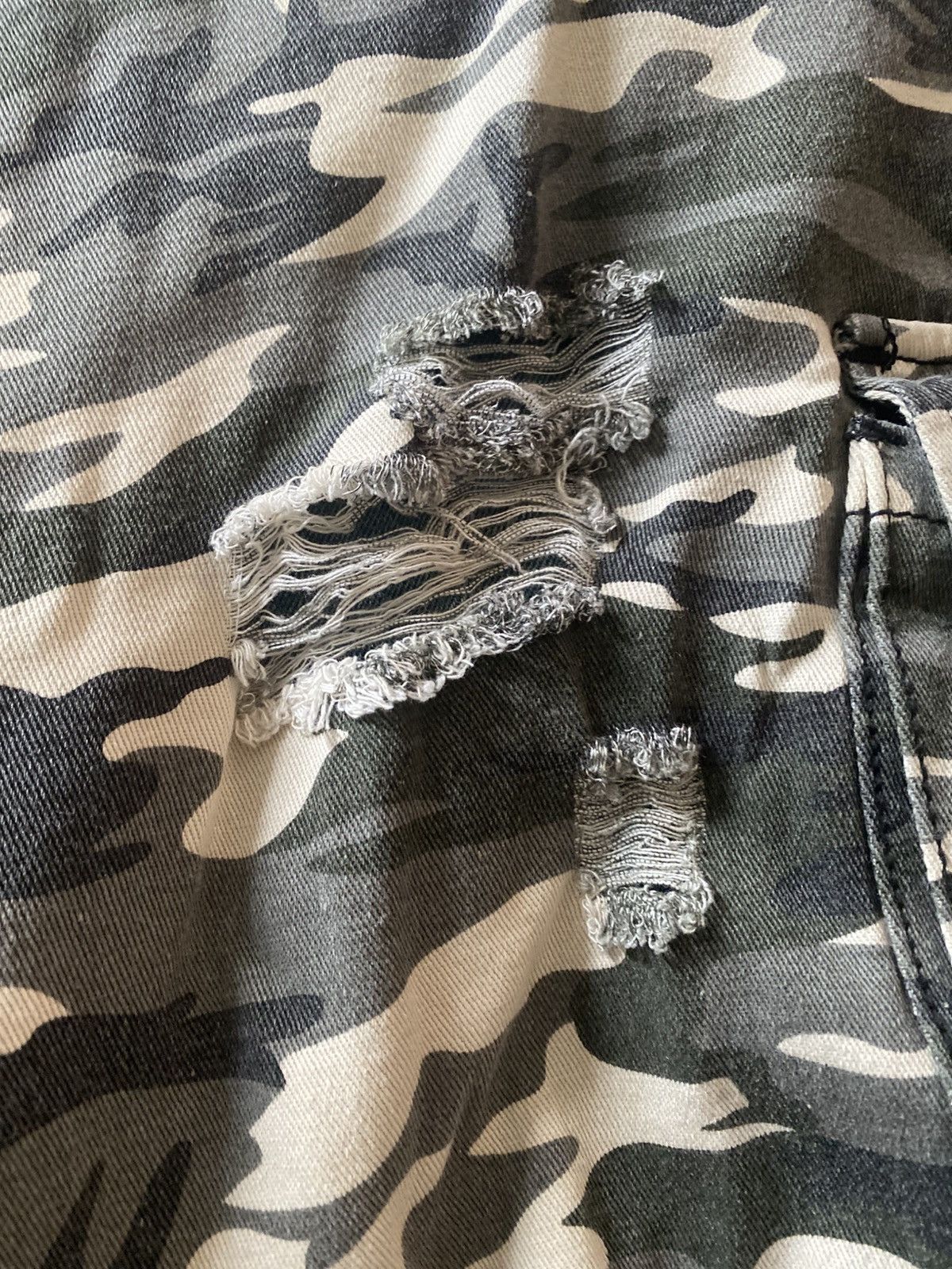 Other Contour Double Layer Camo/Denim Hybrid Shorts Size US 34 / EU 50 - 6 Thumbnail