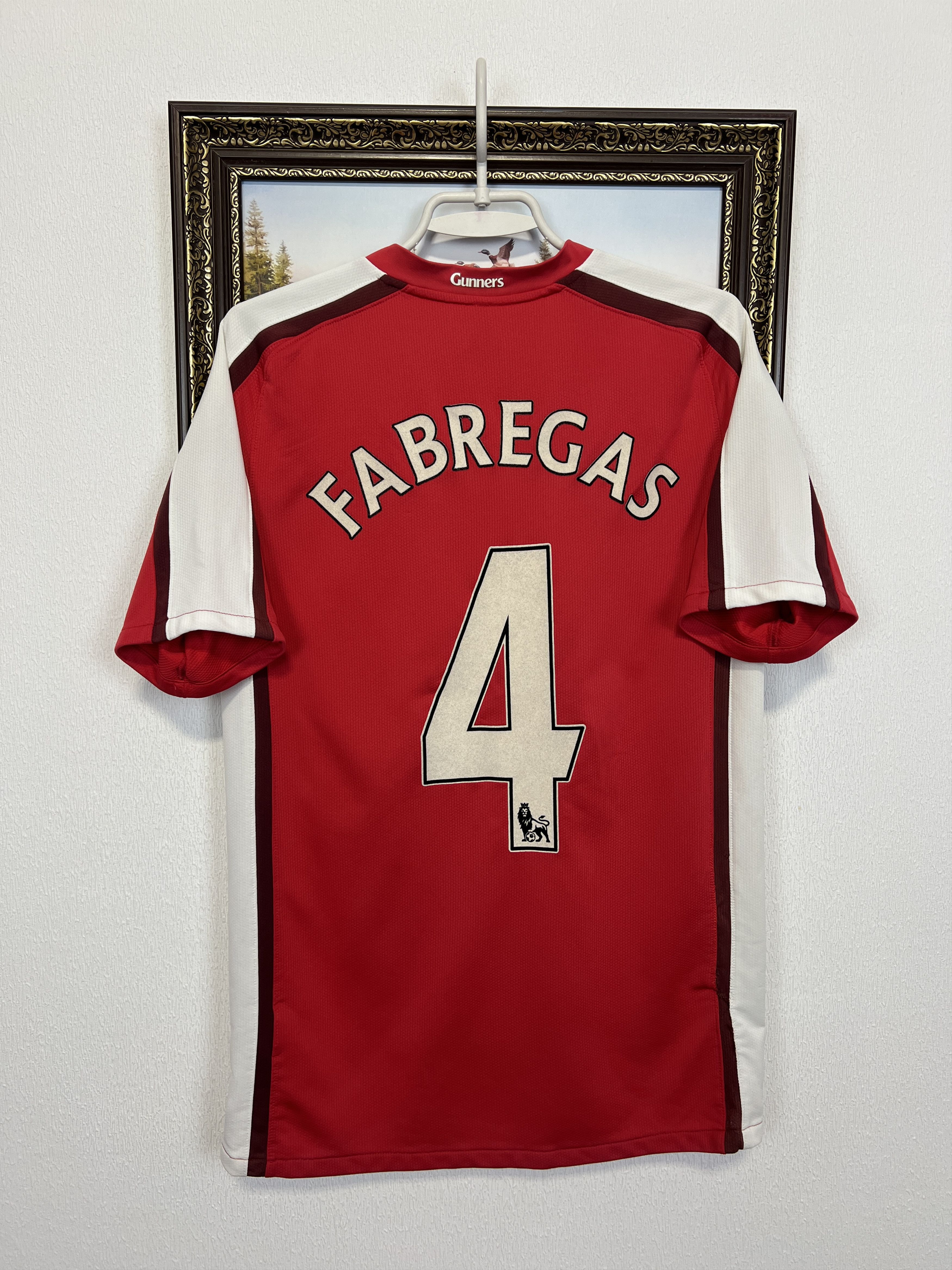 Nike Arsenal Home football shirt 2008 Soccer #4 Fabregas Jersey Size US S / EU 44-46 / 1 - 9 Thumbnail