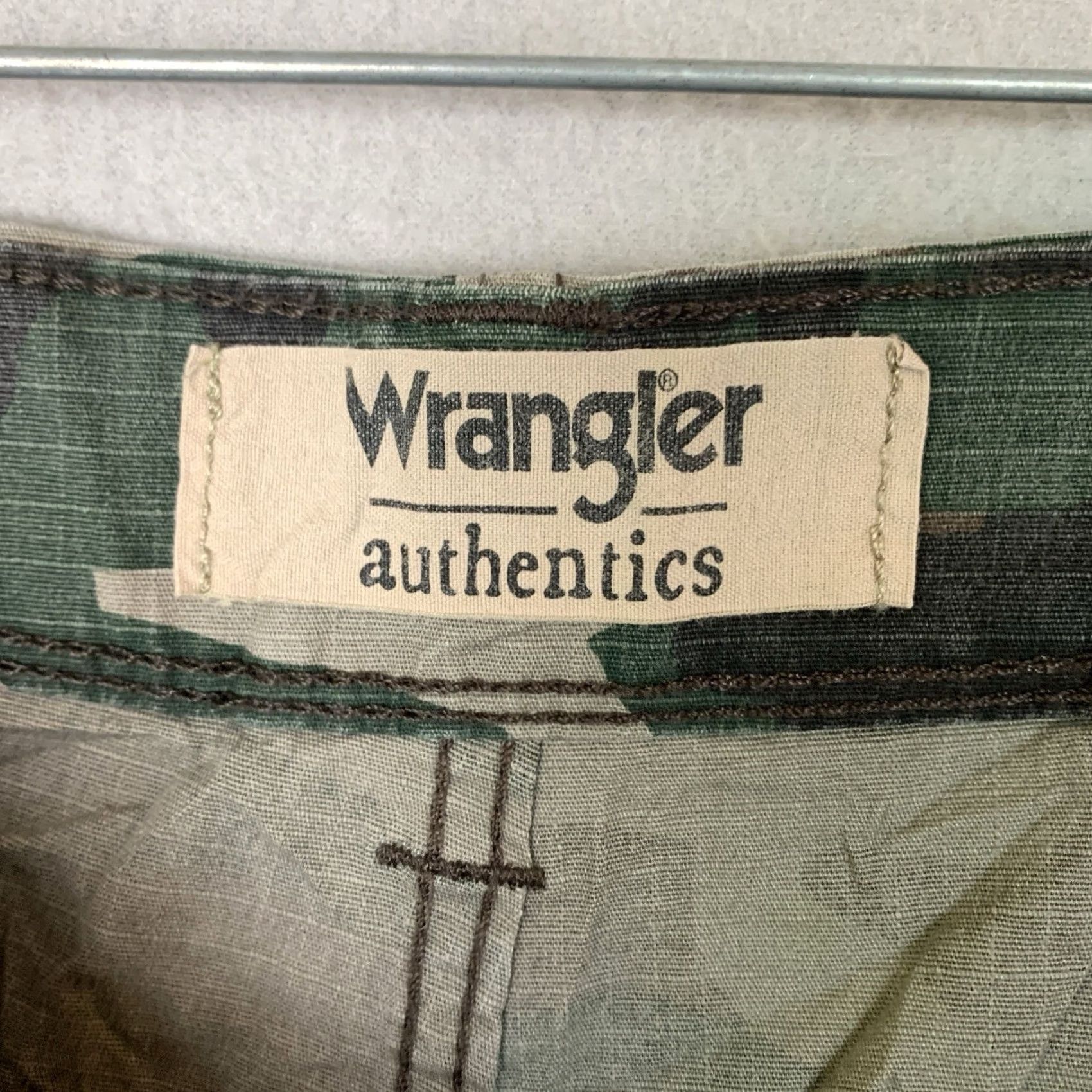 Wrangler Wrangler Pants Men 38x32 Green Camo Cargo Ripstop Hiking Workwear Size US 38 / EU 54 - 4 Thumbnail