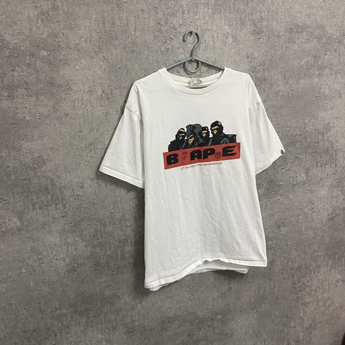 Bape A Bathing Ape Bape T Shirt Big Logo Tee Y2K Size US XL / EU 56 / 4 - 3 Thumbnail