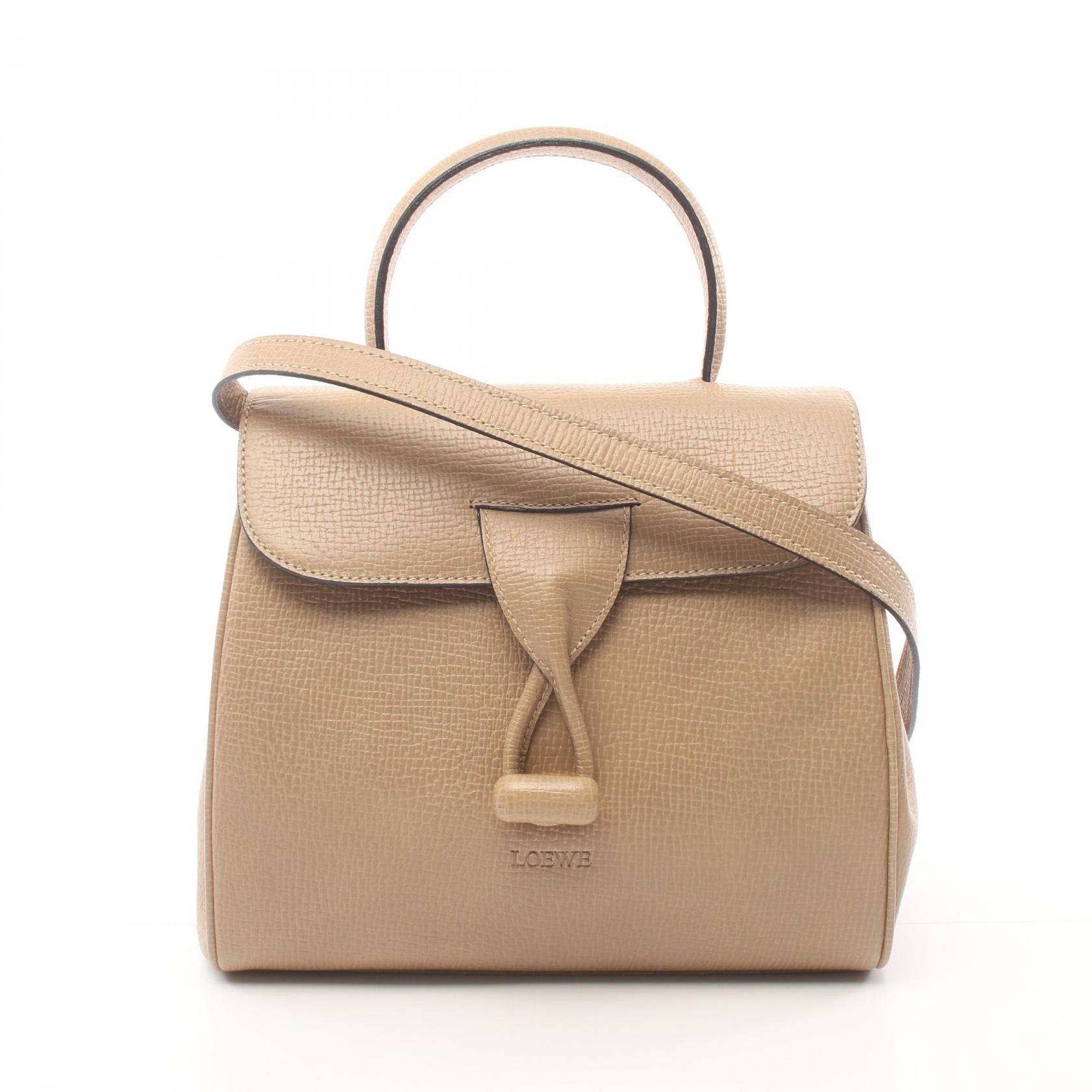 Loewe Loewe Leather Handbag Leather Handbag in Great Condition Size ONE SIZE - 1 Thumbnail