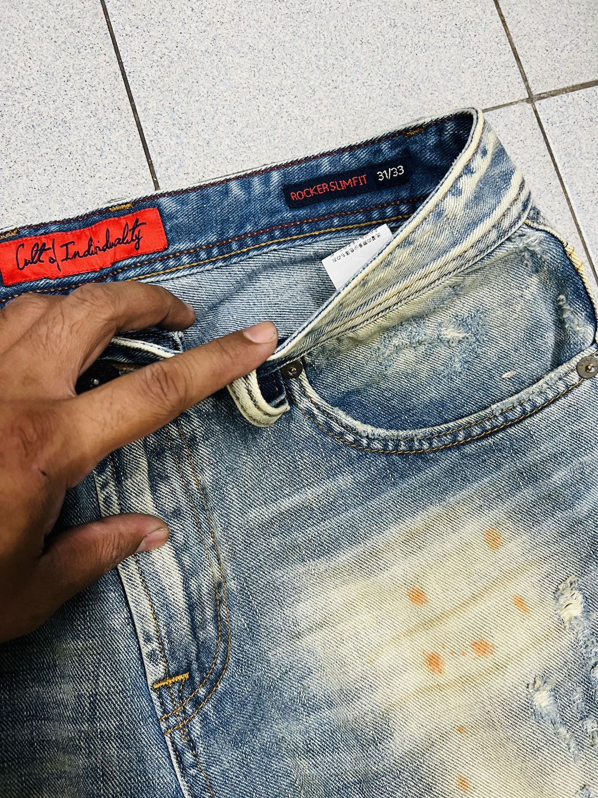 Cult Of Individuality Cult of Individuality Rocker Slim Jeans Size US 33 - 7 Thumbnail