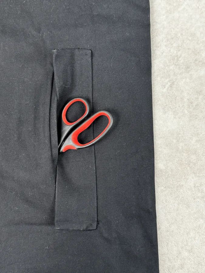 Balenciaga 2010s Balenciaga Sample Black & Navy Geometrical Trench Coat Size US S / EU 44-46 / 1 - 10 Thumbnail