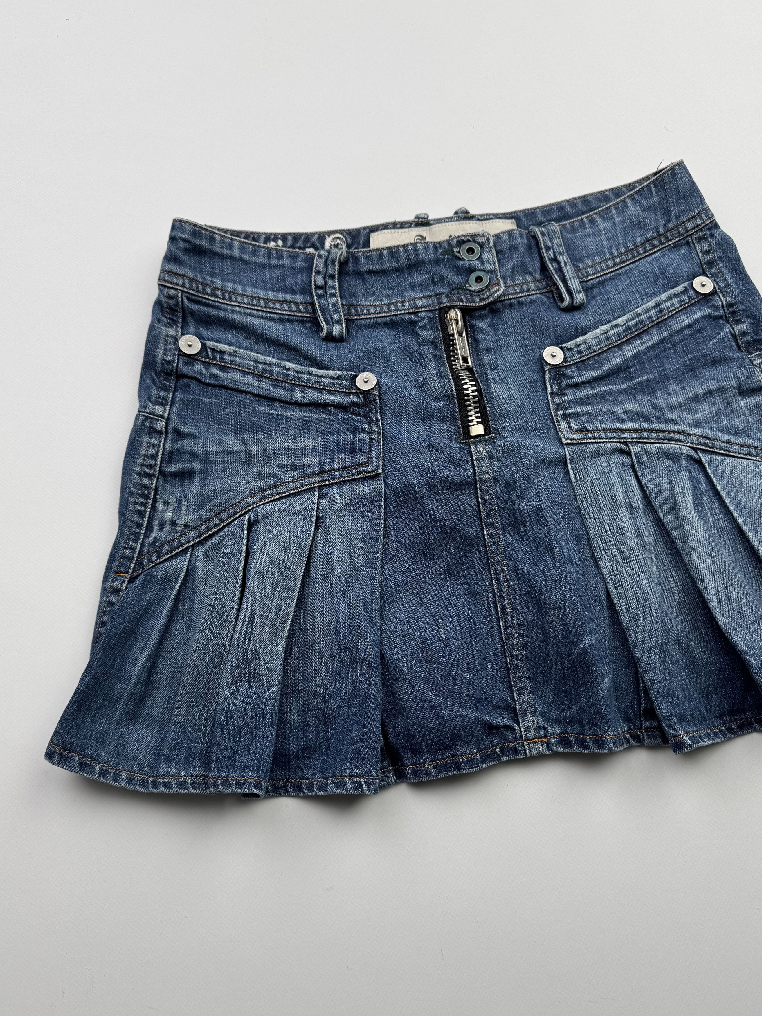 Vintage Vintage Mini Skirt B345(V464) Size 28" / US 6 / IT 42 - 2 Thumbnail