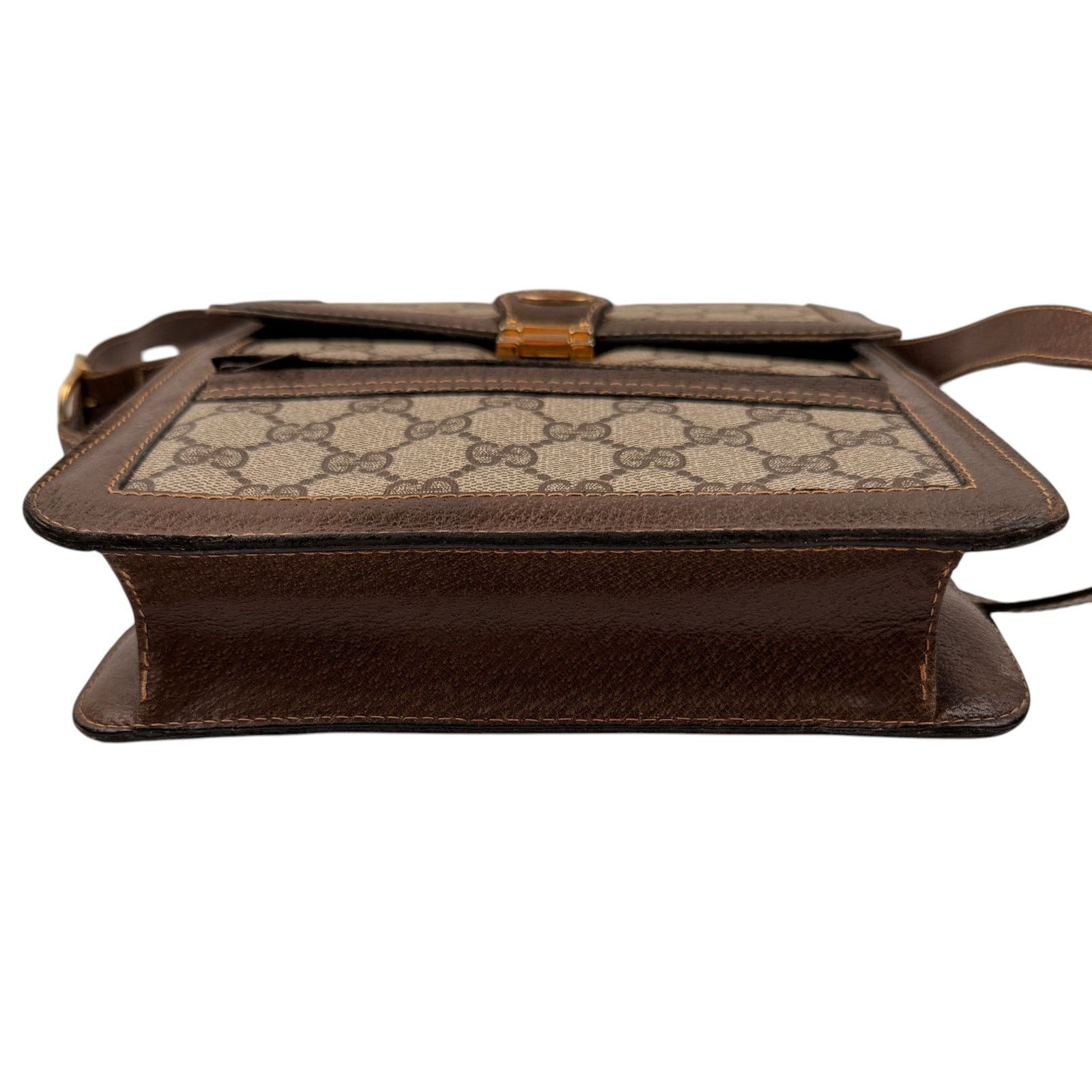 Gucci Gucci Vintage Vertical Canvas Shoulder Bag Size ONE SIZE - 6 Thumbnail