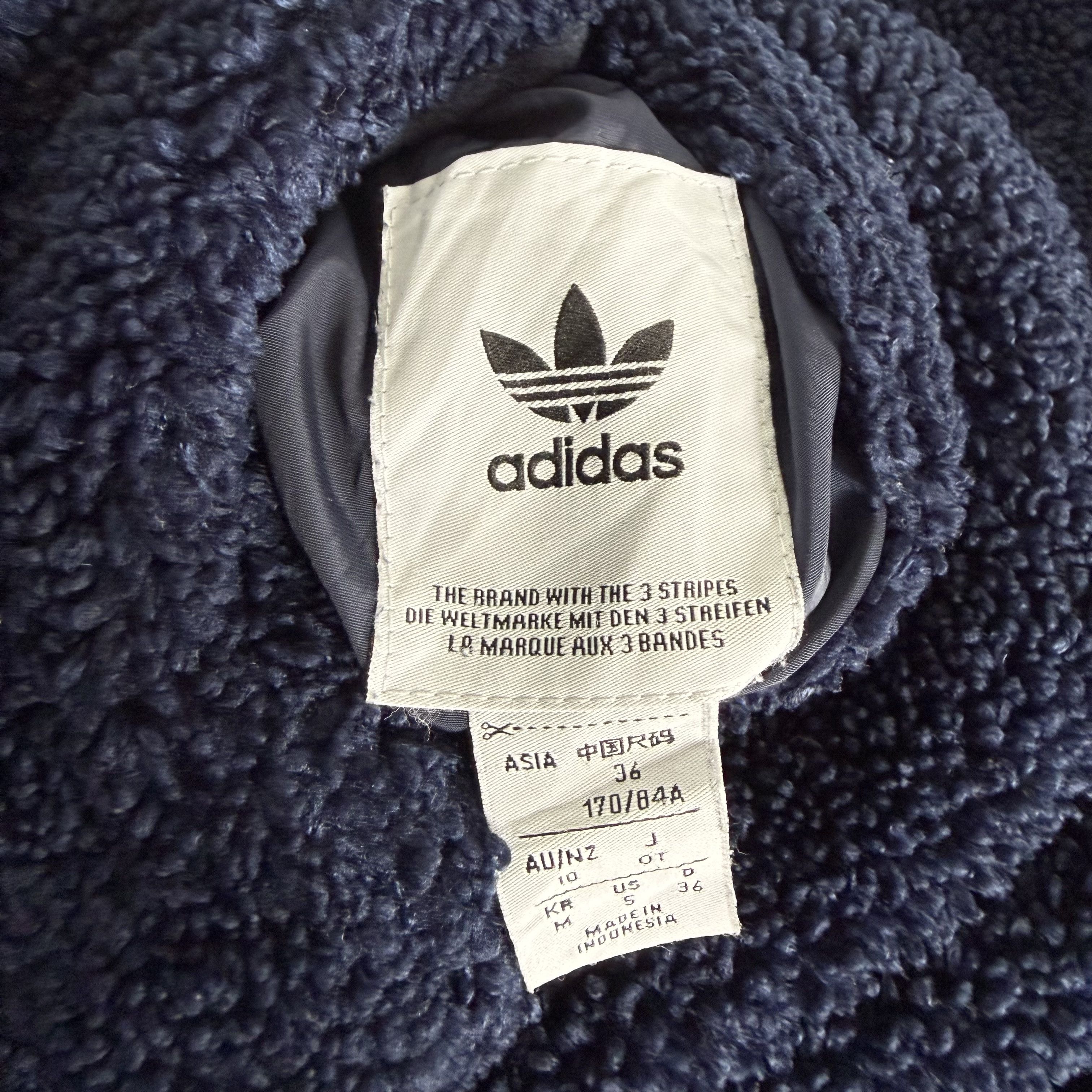 Adidas 🔥RARE🔥Vintage Adidas Reversible Long Boa Fleece Coat Size US S / EU 44-46 / 1 - 11 Thumbnail