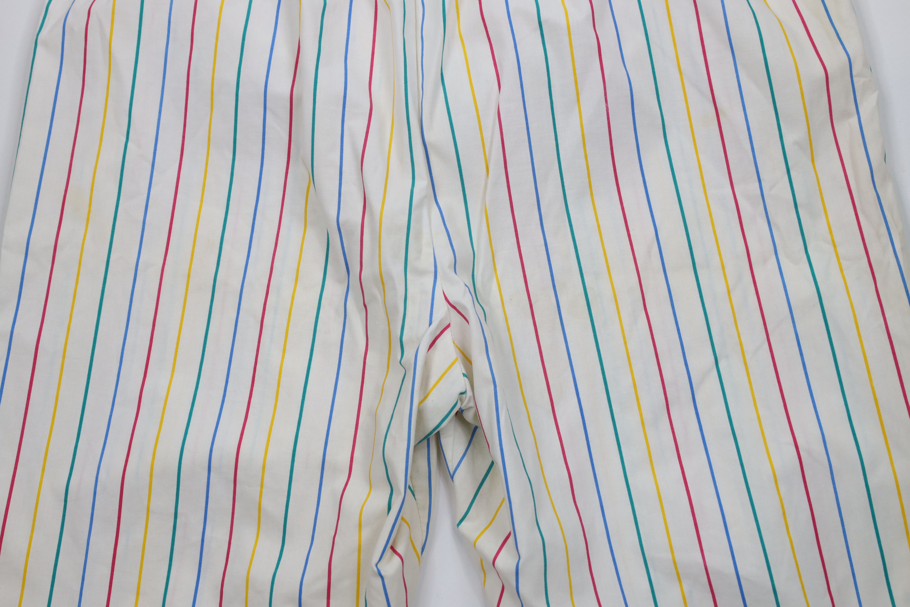 Vintage Vintage 90s Streetwear Striped Sleep Pajamas Shorts USA Size US 44 / EU 60 - 12 Thumbnail