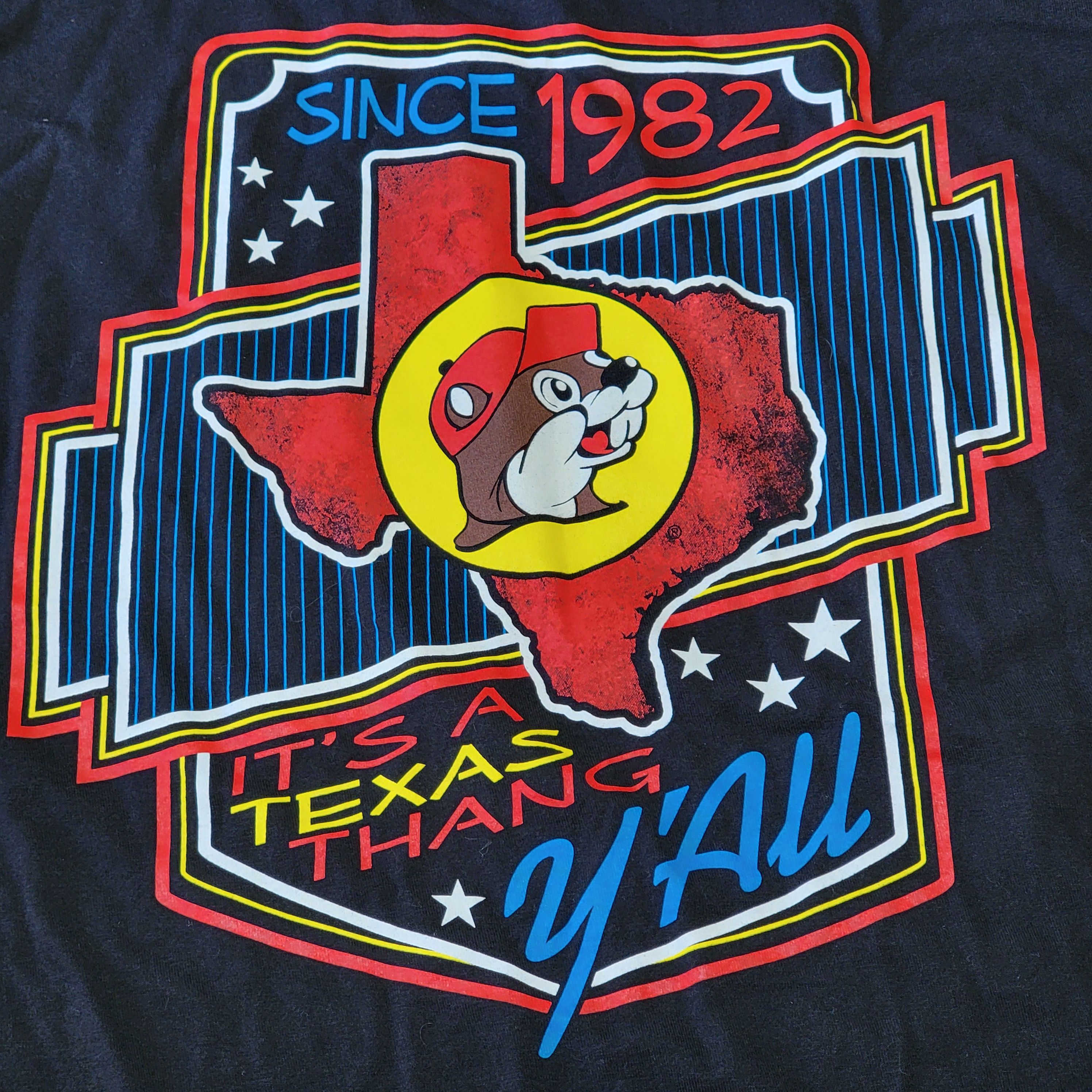Hanes Buc-ee's SS Unisex Tee "It's A Texas Thang Y'all" - Large Size L / US 10 / IT 46 - 2 Thumbnail