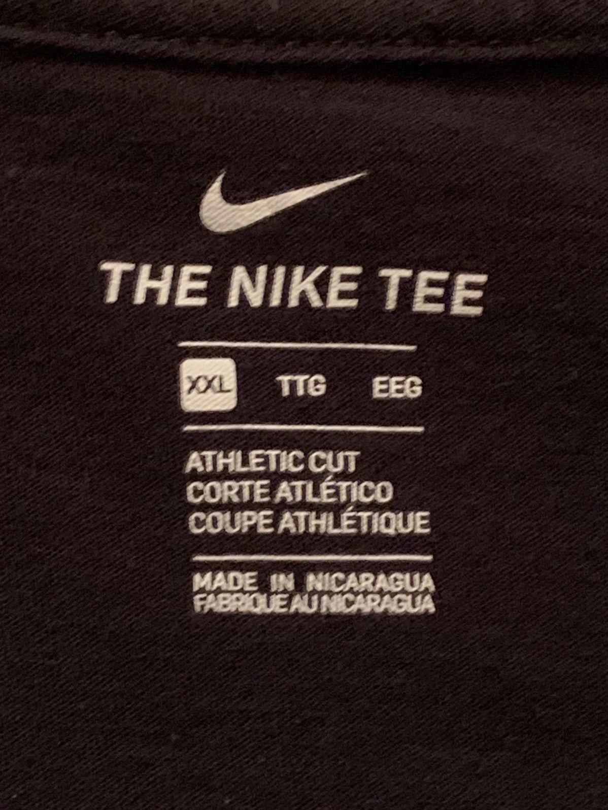 Nike Vintage Y2K Nike Sportswear Flipped Box Logo Black T-Shirt Size XXL / US 16-18 / IT 52-54 - 4 Thumbnail