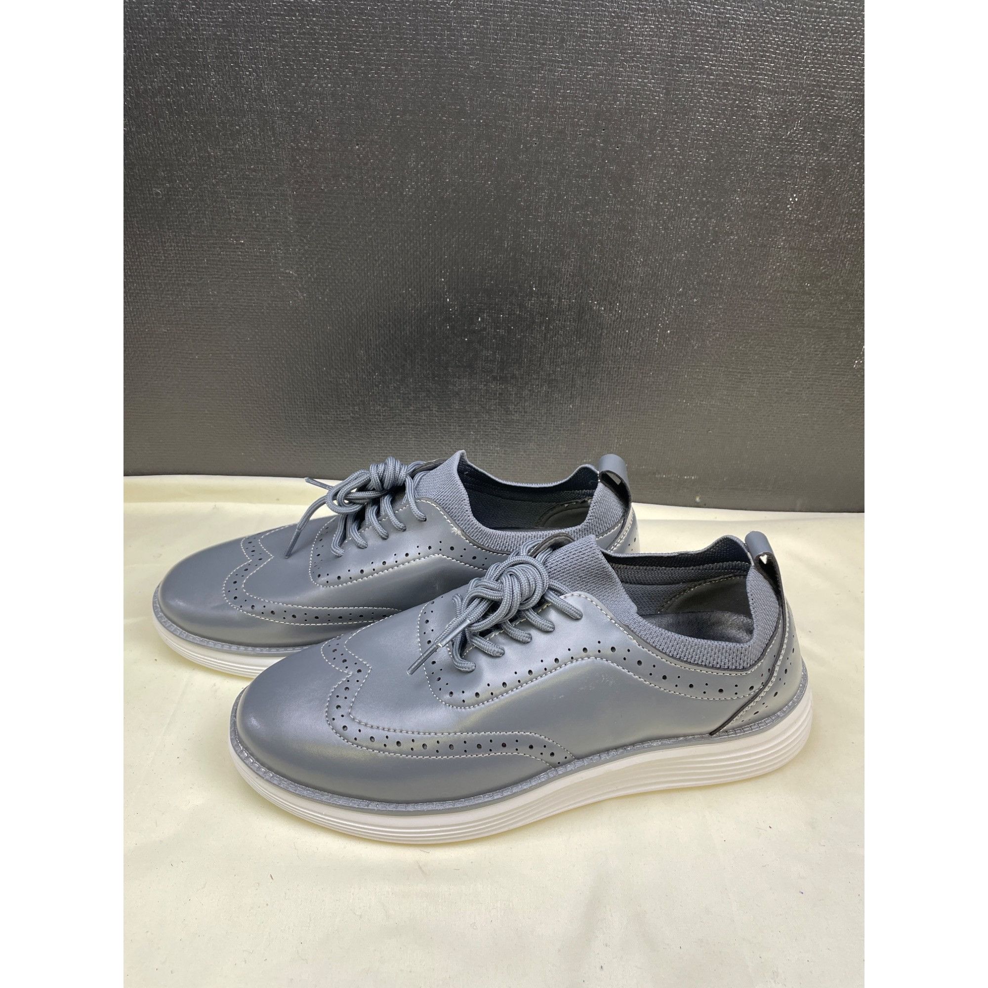 Other Gubarun Men's Gray WIng Tip Casual Loafers Slip on Shoes Siz Size US 10 / EU 43 - 3 Thumbnail