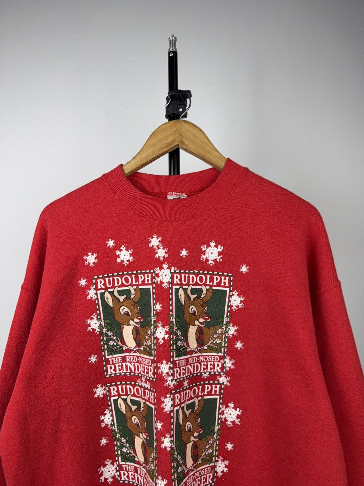 Vintage Vintage Rudolph Red Nosed Reindeer Christmas Sweatshirt USA Size US L / EU 52-54 / 3 - 2 Thumbnail