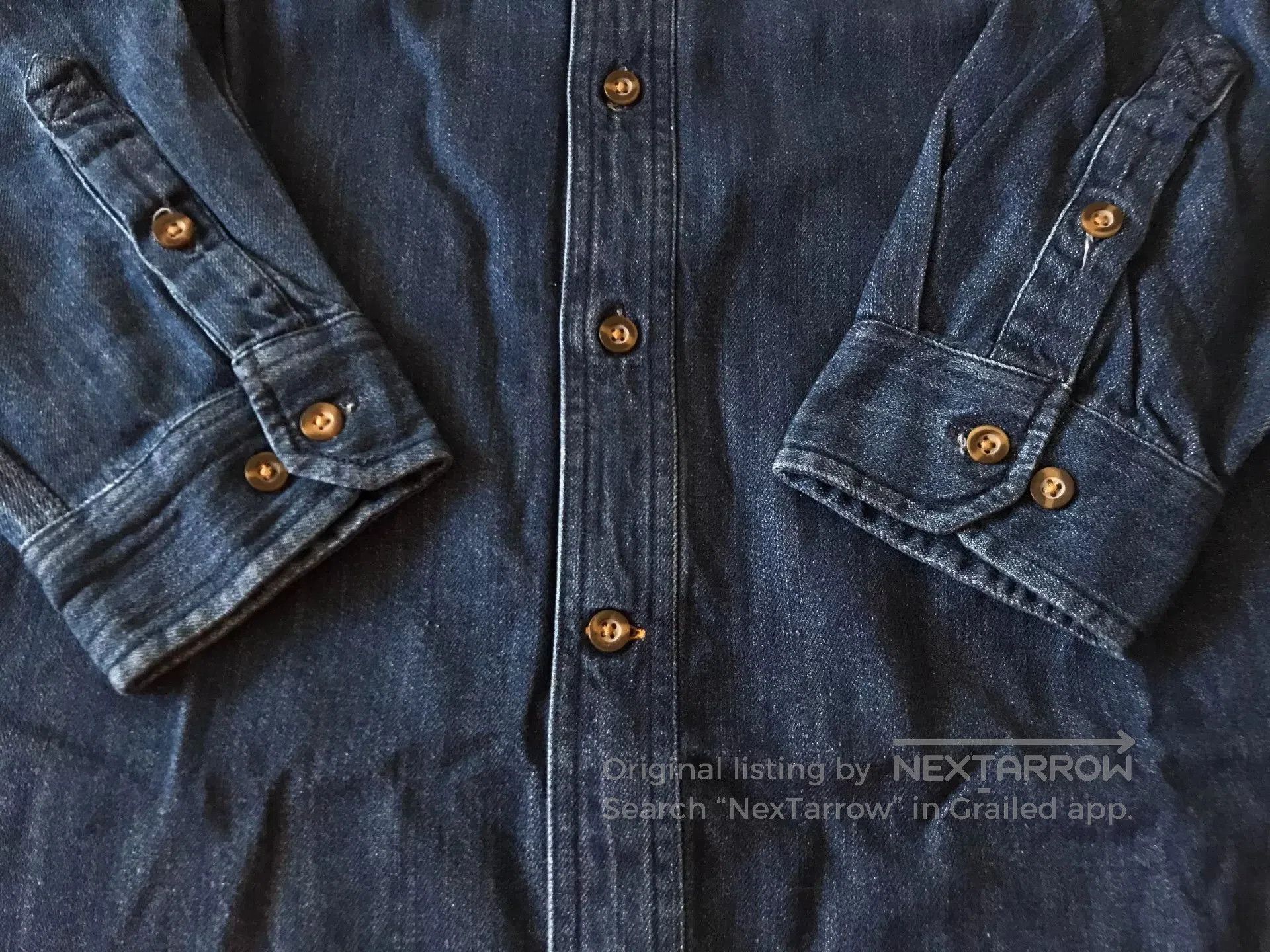 Carhartt Carhartt 104145 Heavyweight Denim Work Shirt. Size US M / EU 48-50 / 2 - 4 Thumbnail