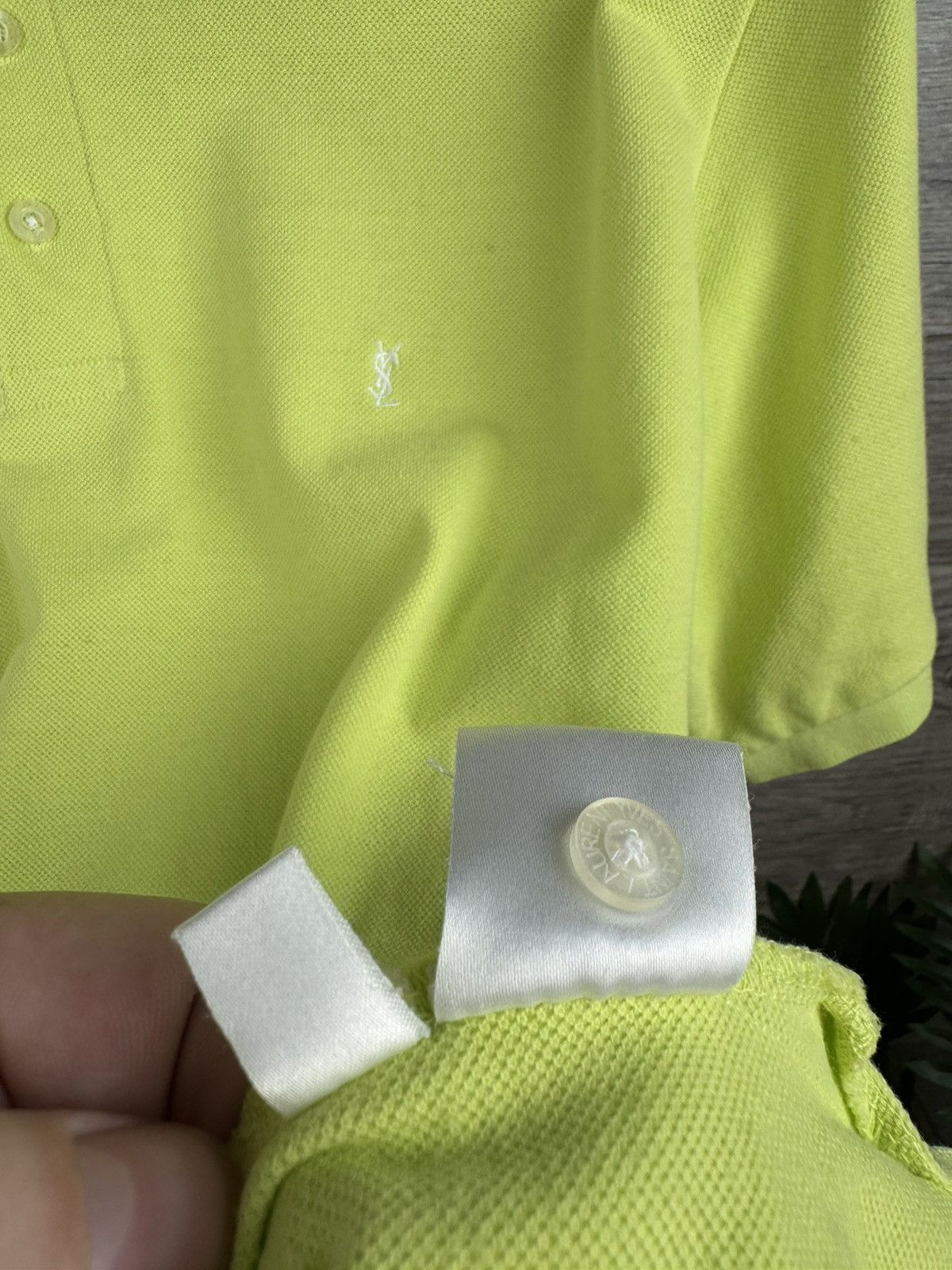Vintage × Yves Saint Laurent Polo YSL Yves Saint Laurent Luxury Vintage Shirts Size M Size US M / EU 48-50 / 2 - 12 Thumbnail