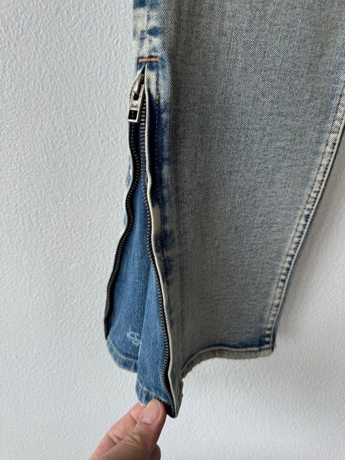 Ksubi Ksubi mens denim jean van winkle 32 blue chamber zip m Size US 32 / EU 48 - 4 Thumbnail