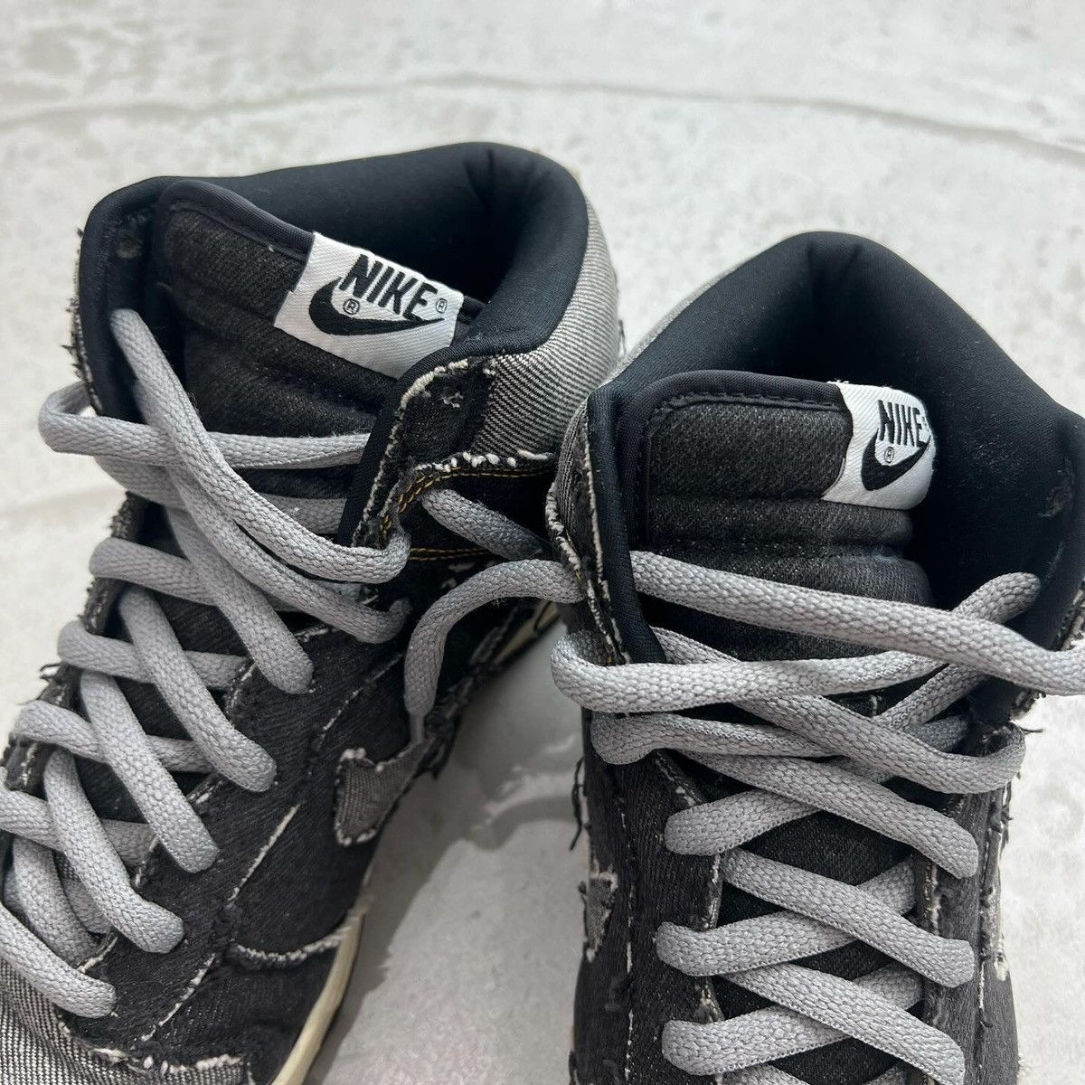 Nike Nike Dunk High CL Black Denim Size US 10.5 / EU 43-44 - 5 Thumbnail