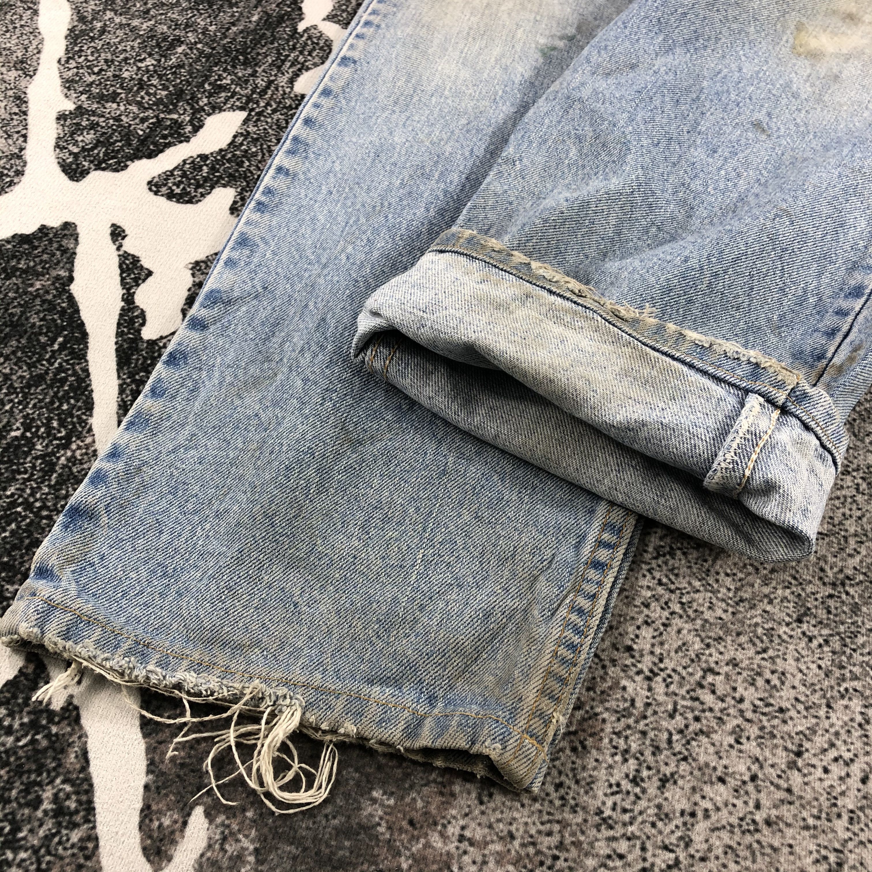 Levi's Vintage 90s Levis 550 Jeans Medium Wash Denim KJ932 Size US 33 - 7 Thumbnail