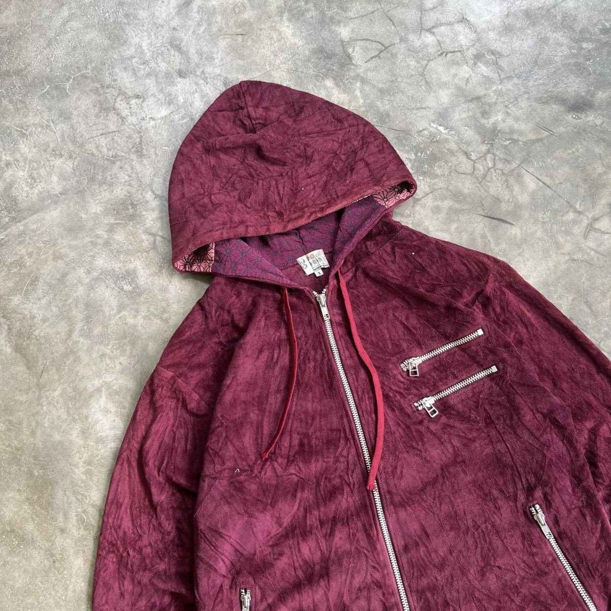 Hysteric Glamour 2000s Takeo Kikuchi Vkei Style Velvet Zip Hoodie Size US M / EU 48-50 / 2 - 2 Thumbnail