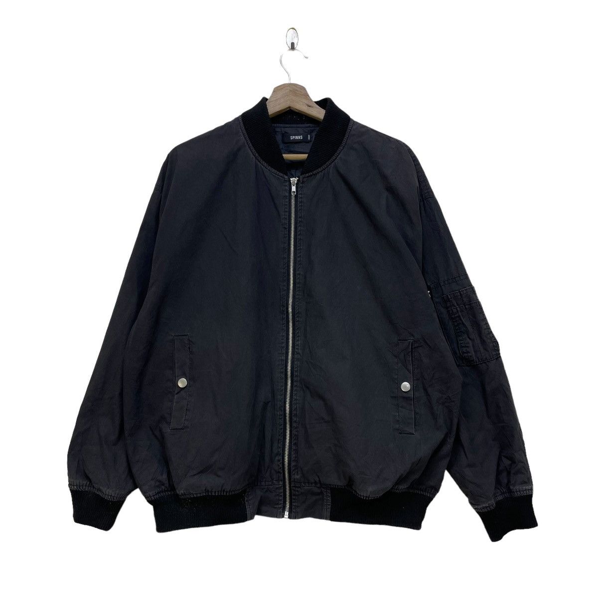 Japanese Brand × Other × Vintage Japanese Brand Spins Bomber Jacket Size US M / EU 48-50 / 2 - 1 Thumbnail