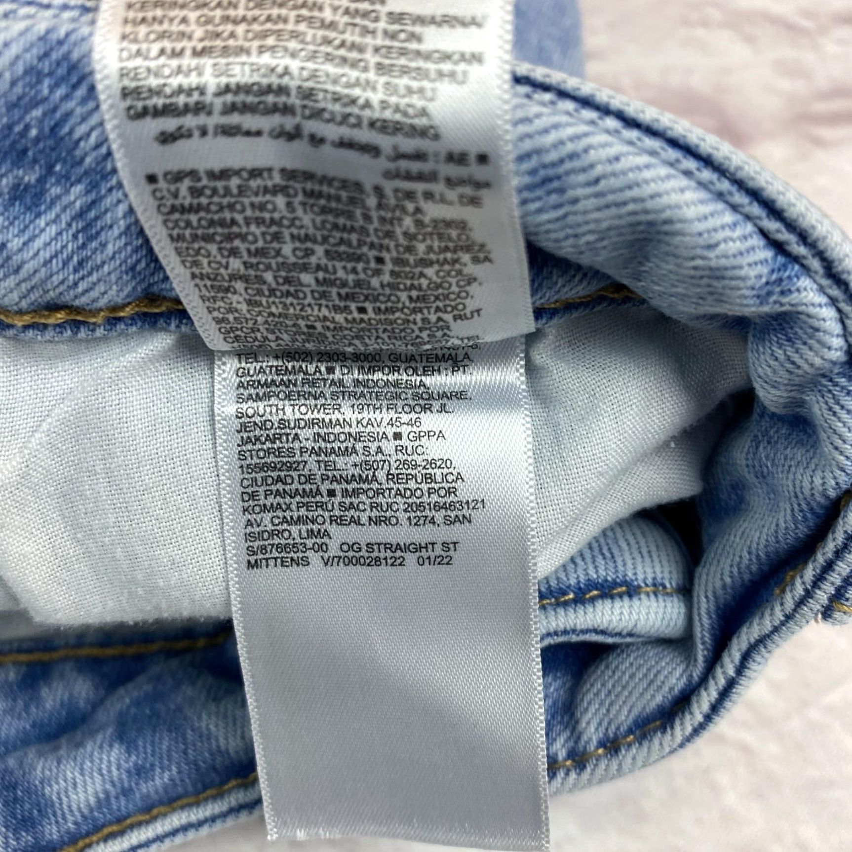 Old Navy Old Navy Jeans Womens 6 Short O.G. Straight High Rise Distressed Stretch Denim Jeans Womens Distressed Blue 90s? Size 28" / US 6 / IT 42 - 5 Thumbnail