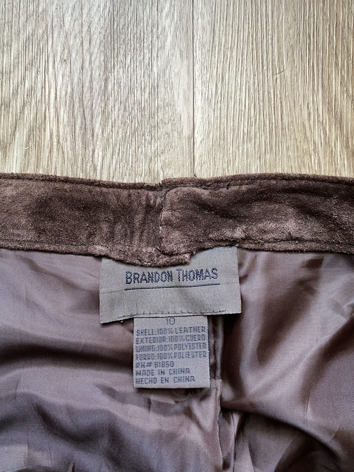 Vintage Vintage Brown Suede Leather Pants Size US 30 / EU 46 - 7 Thumbnail