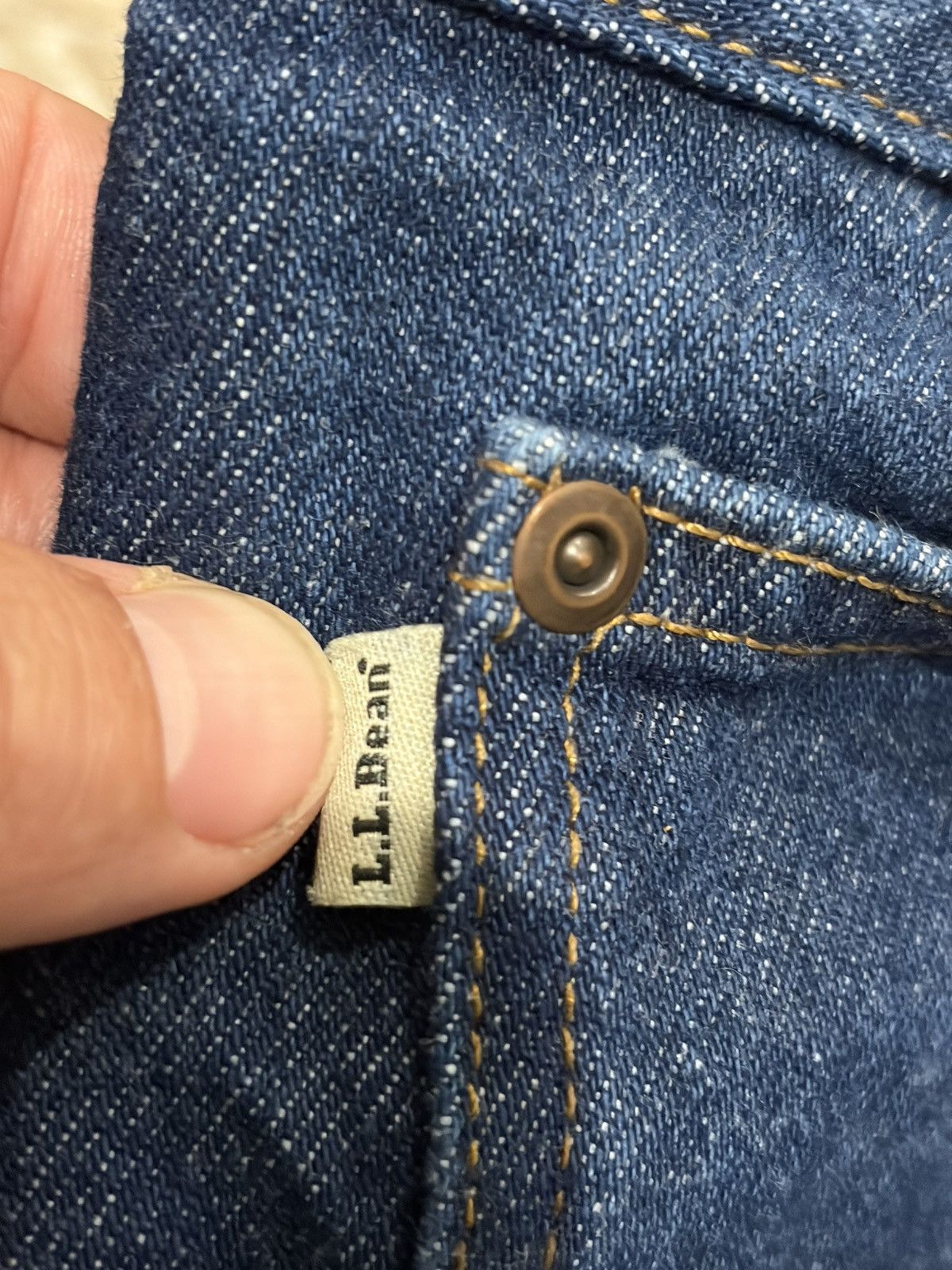 L.L. Bean L.L.Bean Classic Fit Denim Jeans 38x28 Size US 38 / EU 54 - 7 Thumbnail