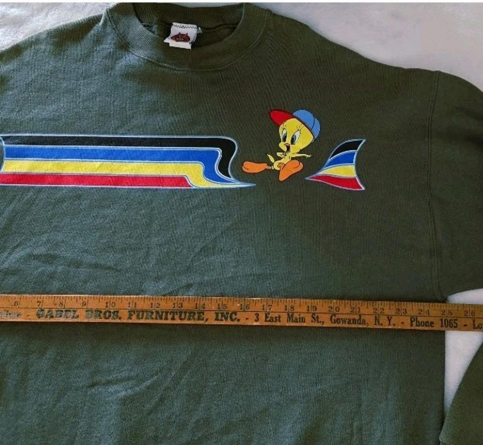 Other Vintage 1990's Tweety Bird Looney Tunes Sweatshirt XL RARE! Size US XL / EU 56 / 4 - 5 Thumbnail