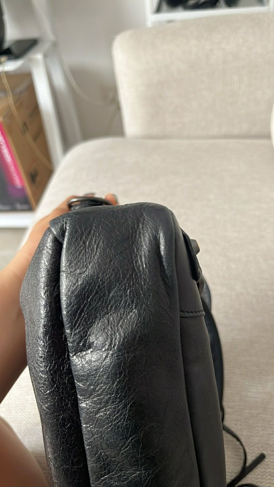 Balenciaga Balenciaga "The First" 2005 Black Chevre Leather Size ONE SIZE - 14 Thumbnail