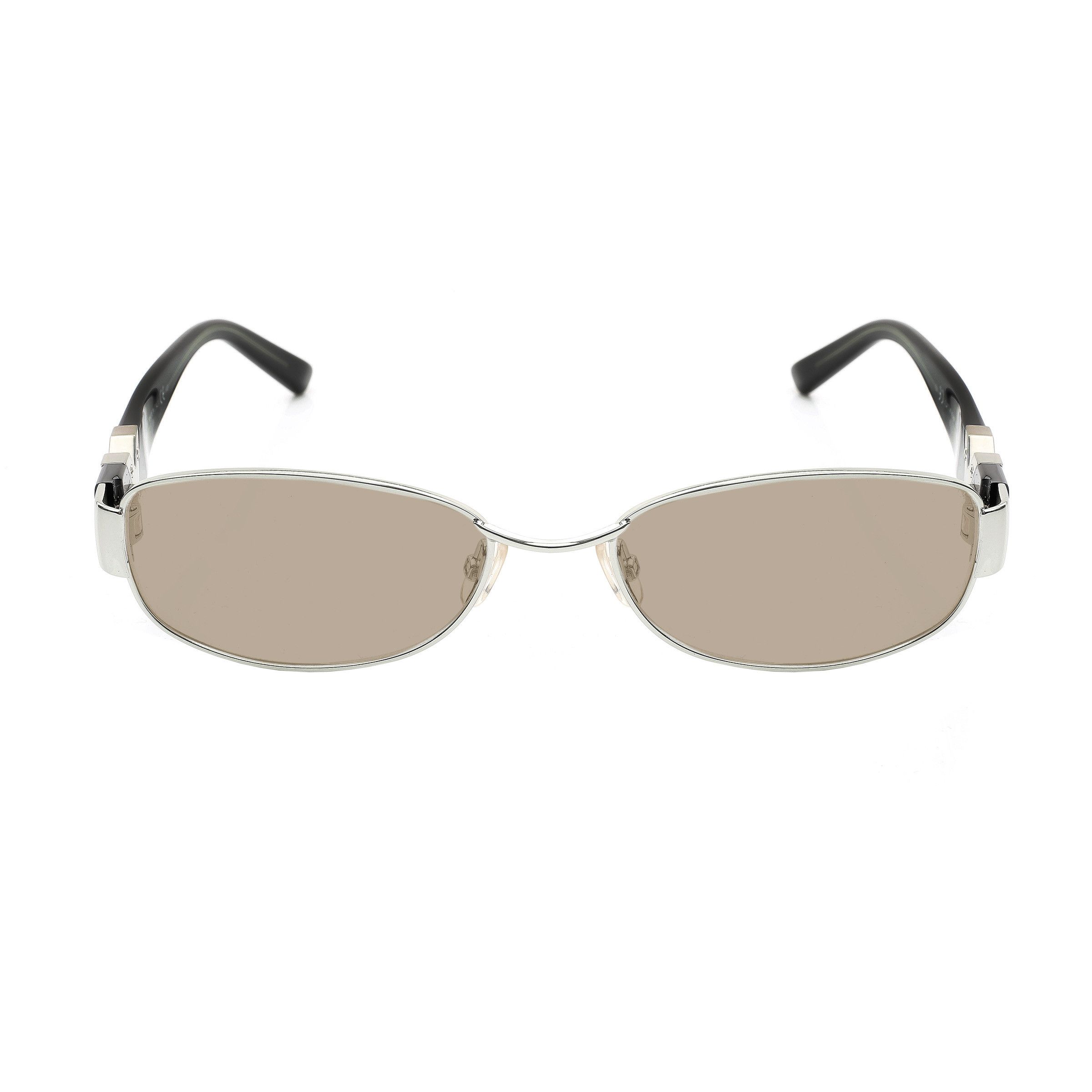 Valentino Valentino '90s Signature Purple Metal Rectangular Sunglasses Size ONE SIZE - 1 Thumbnail