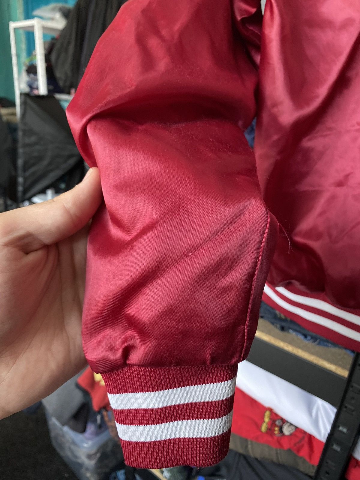 Vintage VNTG 90s USA Locker Line Red Jacket Crimson Tide Alabama Size US S / EU 44-46 / 1 - 20 Thumbnail