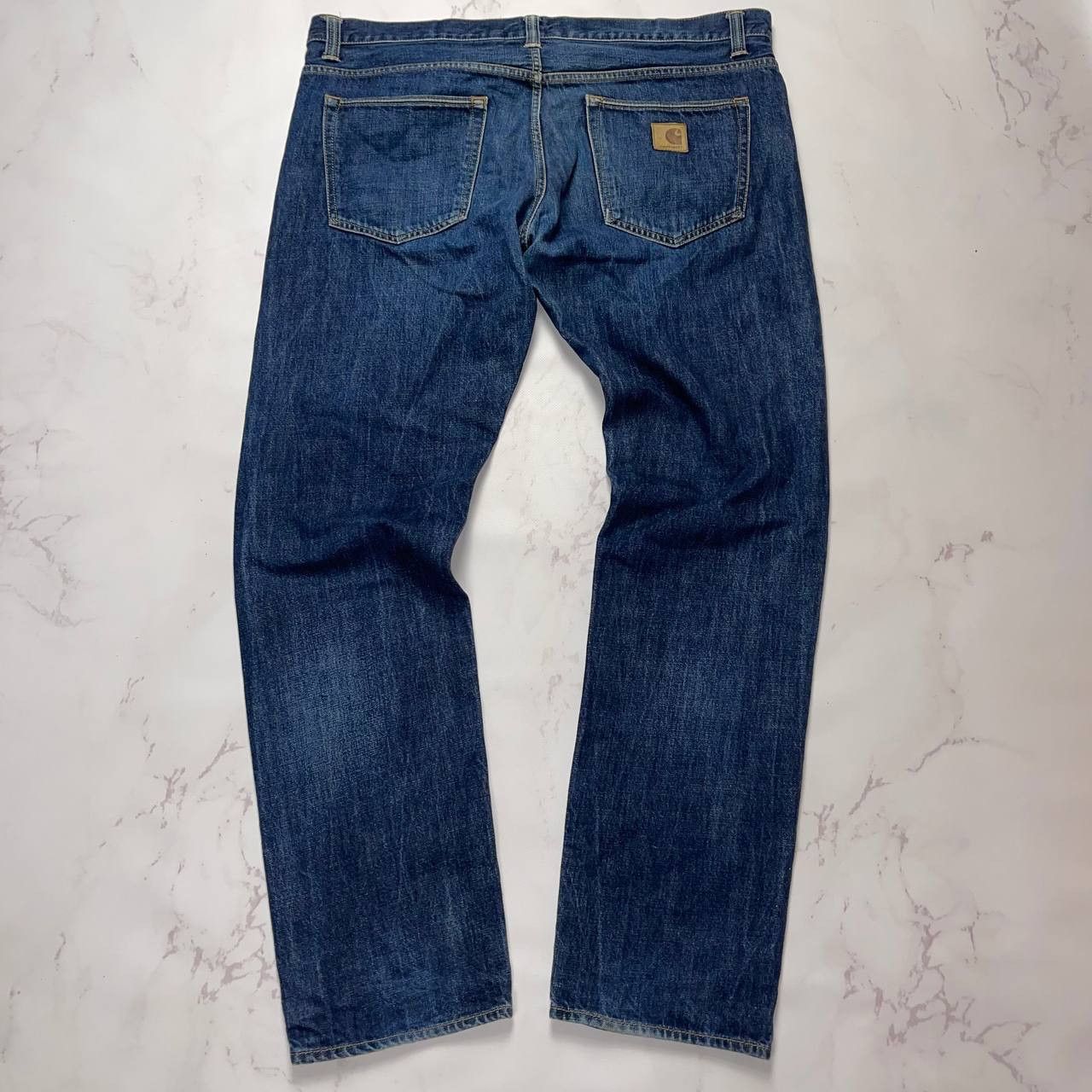 Carhartt Carhartt Vintage Buccaneer pants Denim Jeans Leather Logo Size US 38 / EU 54 - 4 Thumbnail
