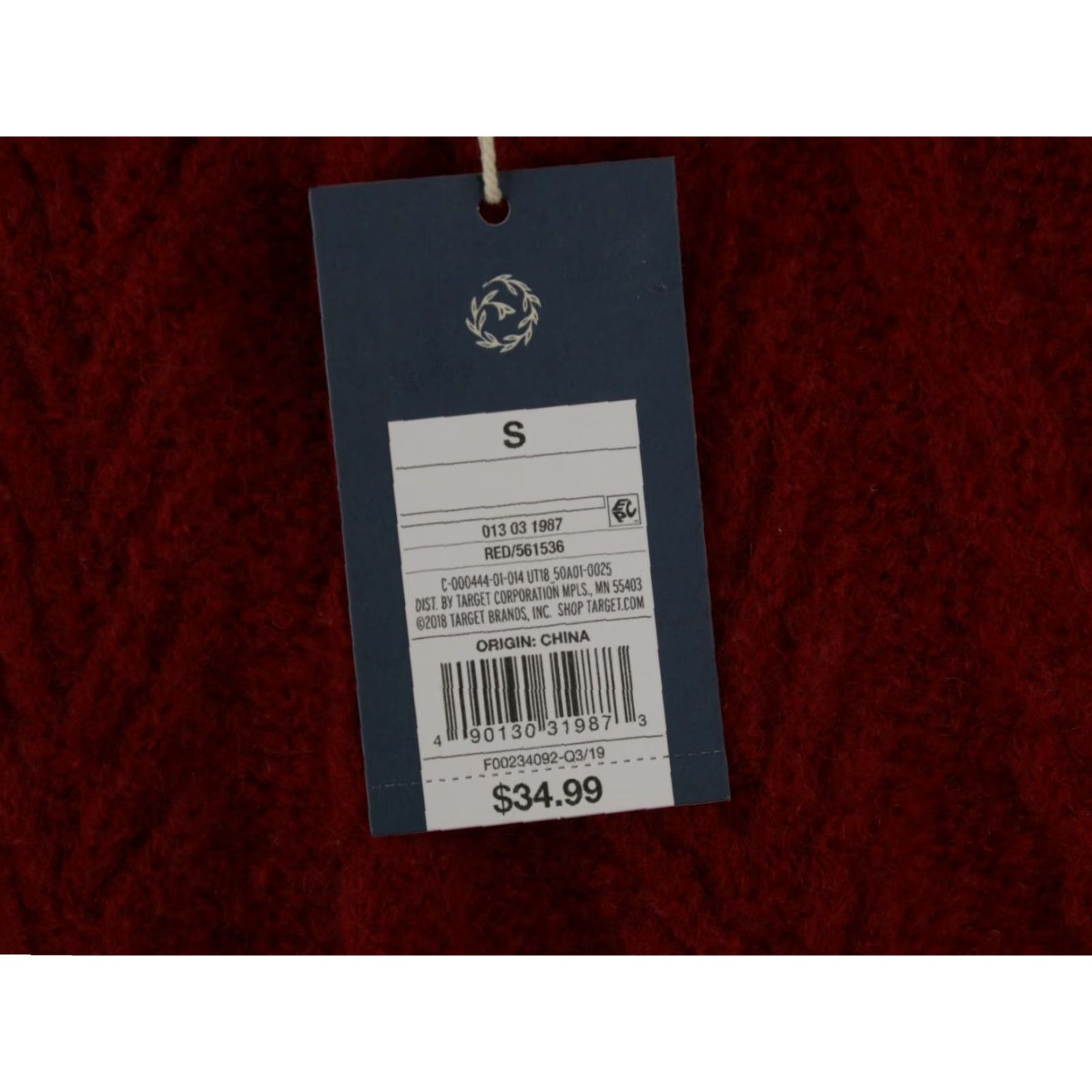 Vintage Universal Thread Sweater Womens Long Sleeves Red Pullover Warm Size S NWT Size S / US 4 / IT 40 - 7 Thumbnail