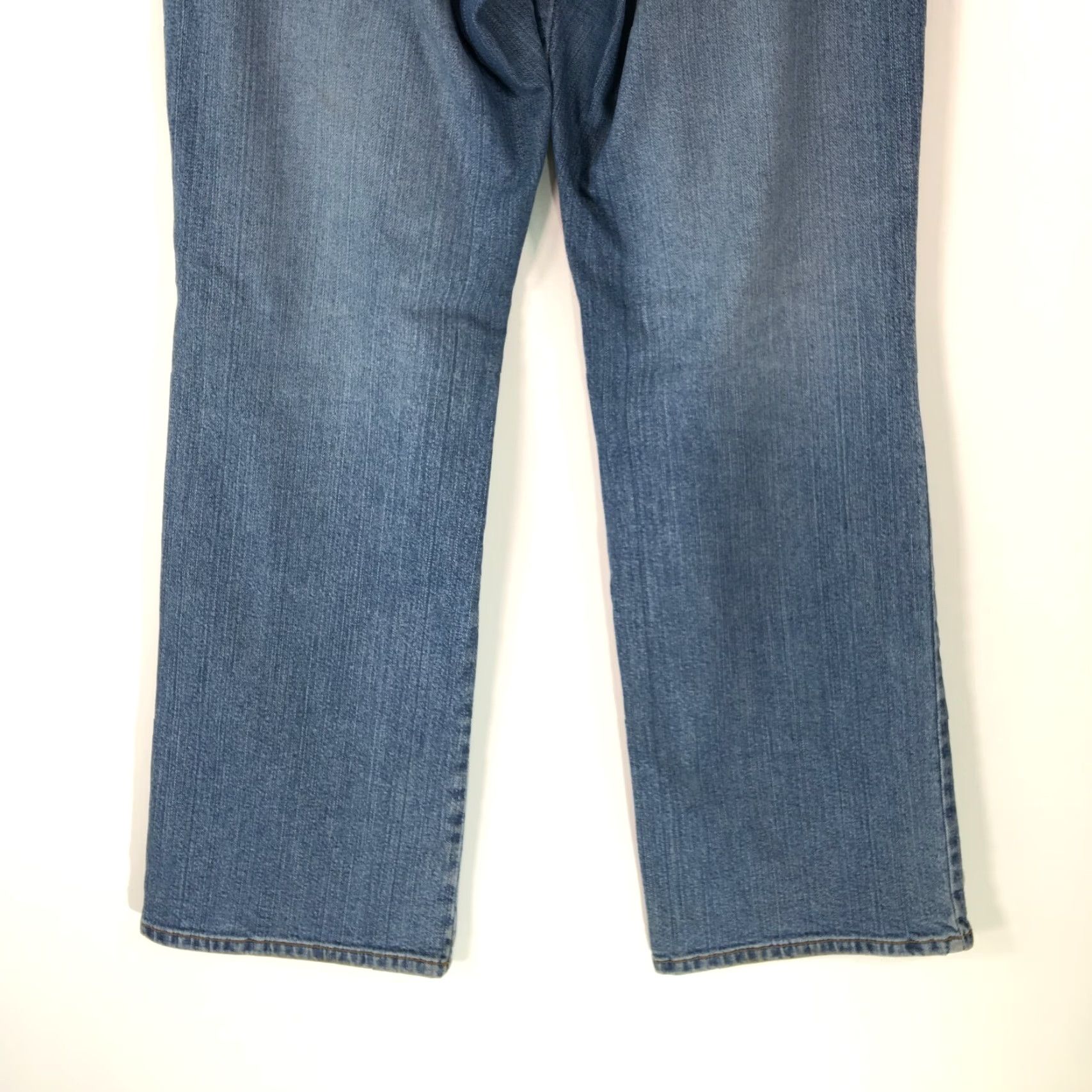 Vintage VINTAGE New York & Company Women's Jeans Pants Size 12 34x32 Mid Rise Straight Fit Blue Denim Size 34" / US 12 / IT 48 - 5 Thumbnail