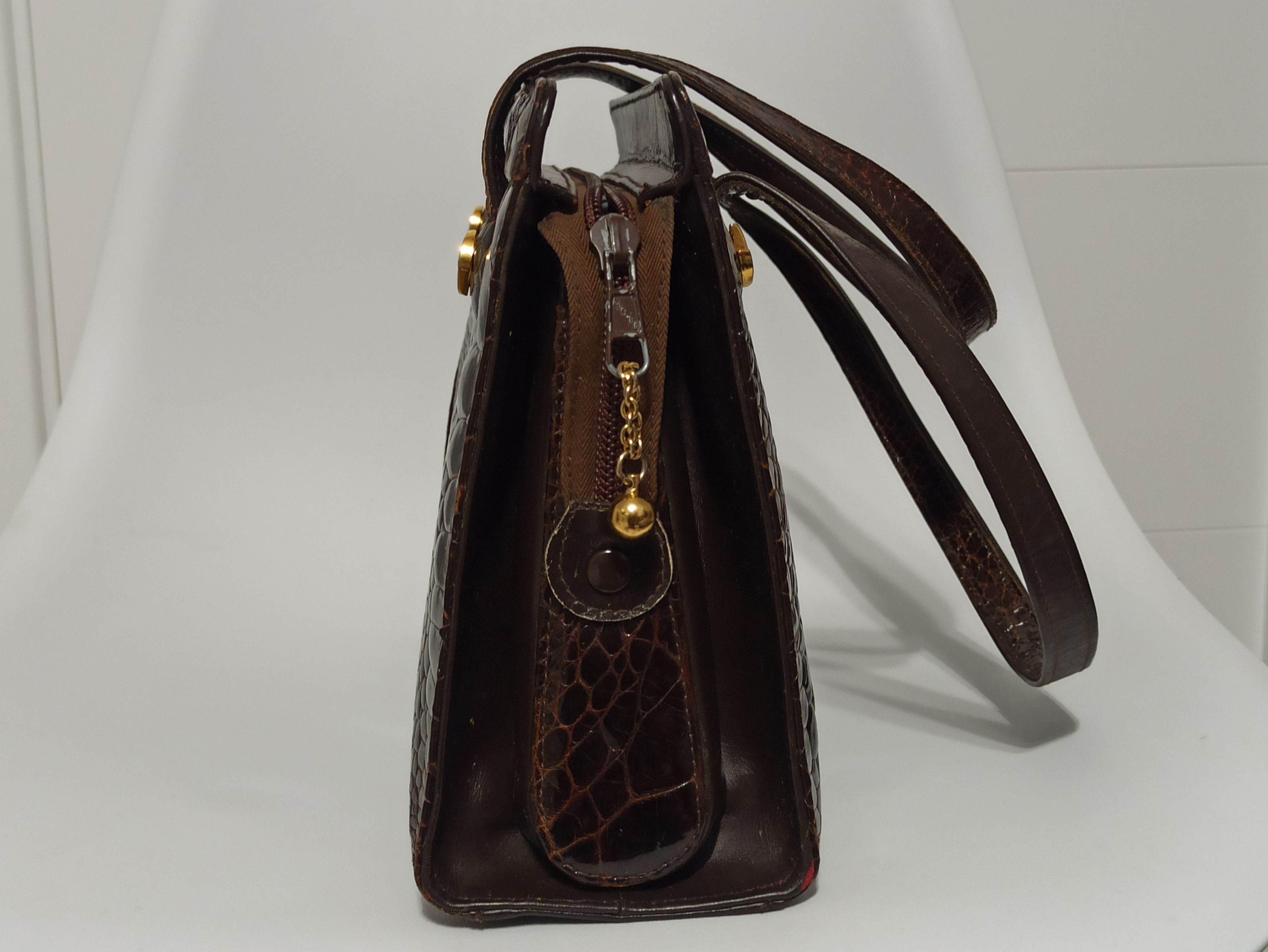 Other J Perez vintage crocodile leather handbag Size ONE SIZE - 3 Thumbnail